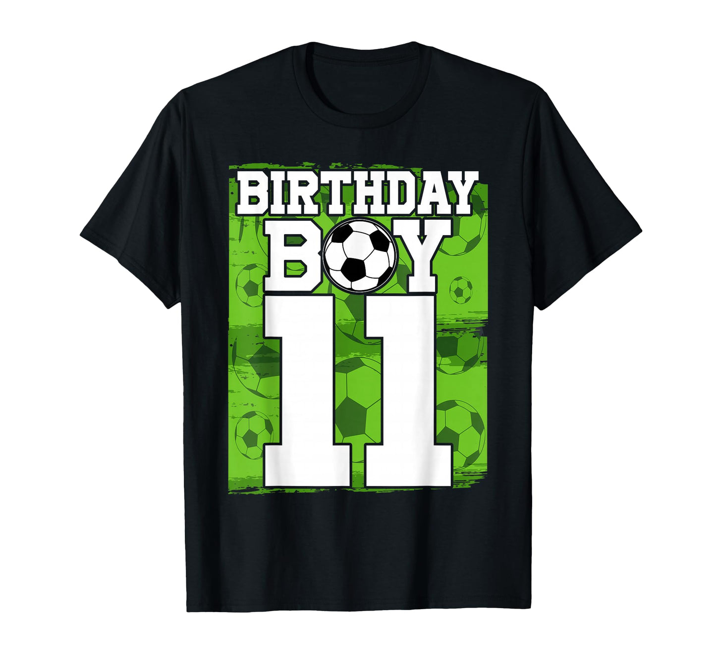 Soccer Birthday Party 11 Year Old 11Th T-Shirt - Graphic Print Unisex - T-Shirt, Sweatshirt, Hoodie