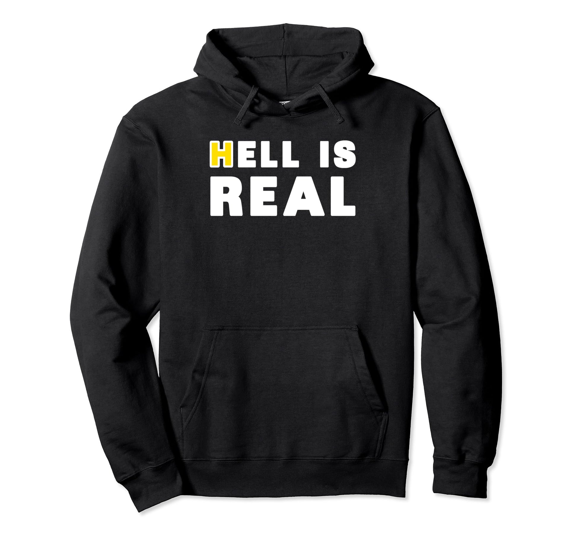 Hell Is Real Billboard Columbus Hoodie - Custom Art Print for Adults - T-Shirt, Sweatshirt, Hoodie