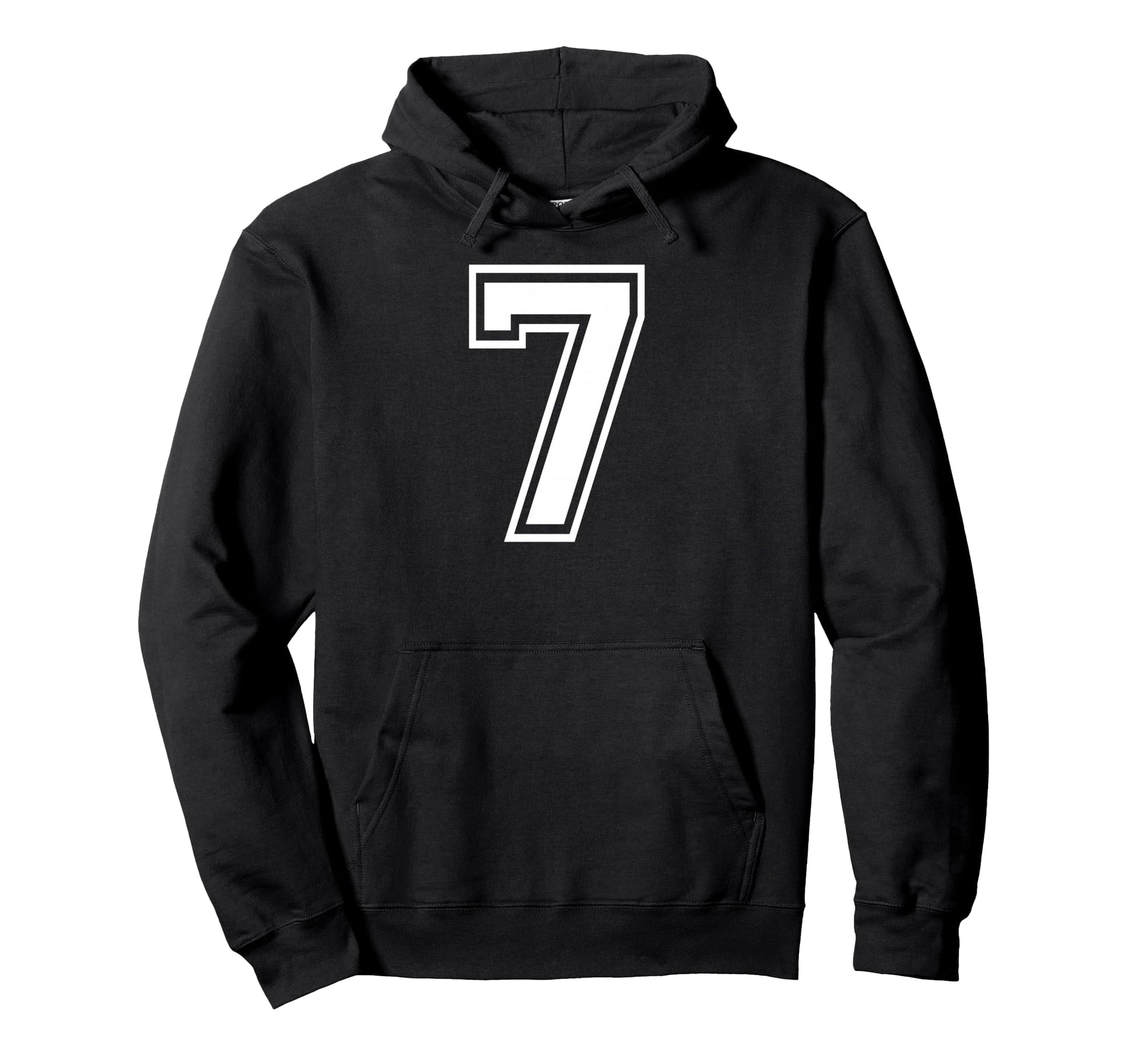 7 Number Seven Team Sports Hoodie - Casual Everyday Wear Men Women - T-Shirt, Sweatshirt, Hoodie