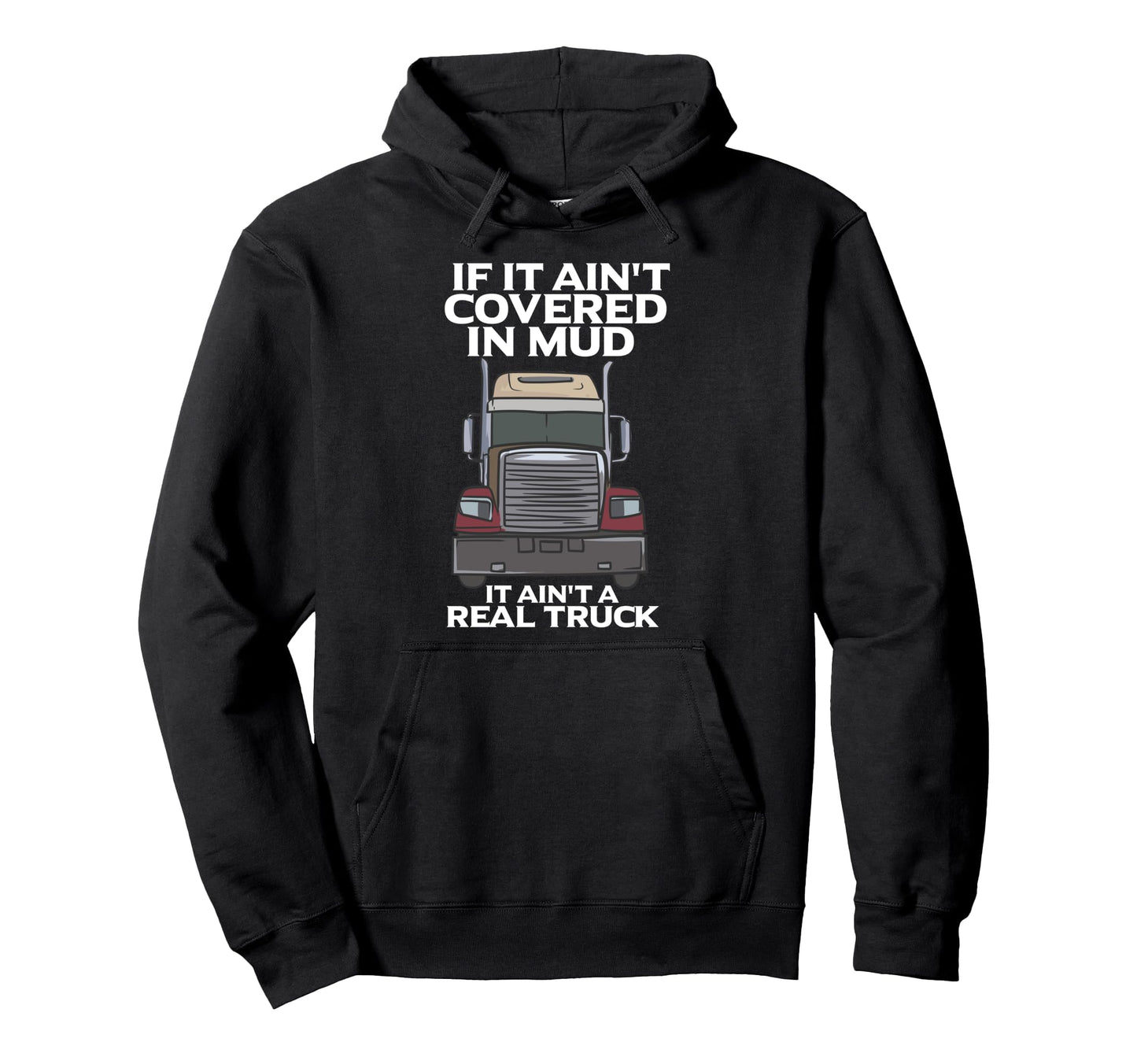 Semi Truck Driver Trucking Truck Fan Hoodie - Unique Graphic Men Women - T-Shirt, Sweatshirt, Hoodie