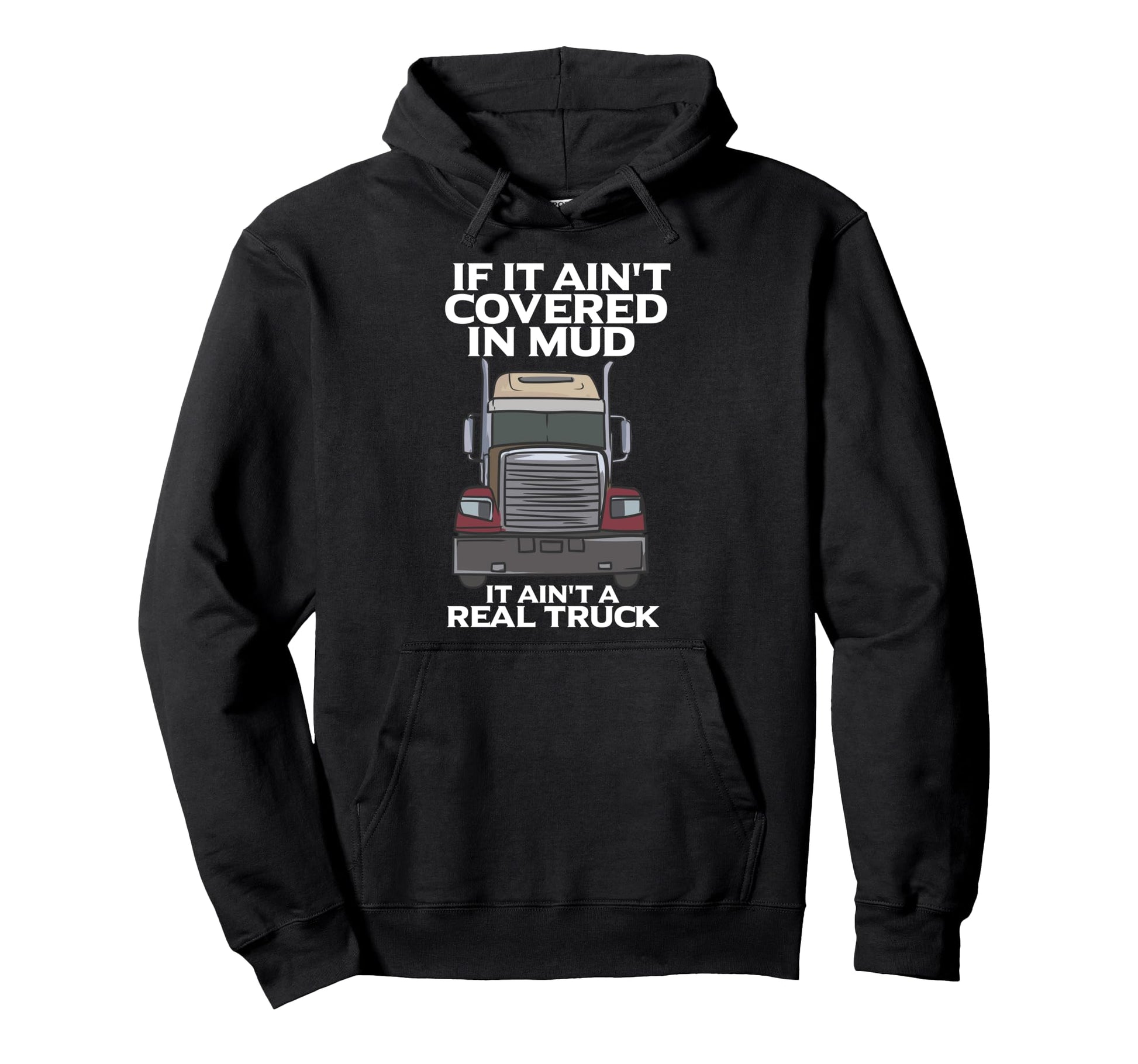 Semi Truck Driver Trucking Truck Fan Hoodie - Unique Graphic Men Women - T-Shirt, Sweatshirt, Hoodie