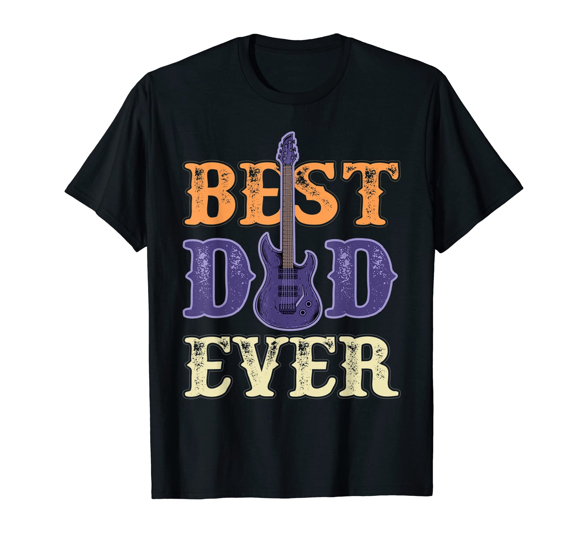 Best Dad Ever Guitarist Musical T-Shirt - Trendy Graphic for Adults - T-Shirt, Sweatshirt, Hoodie