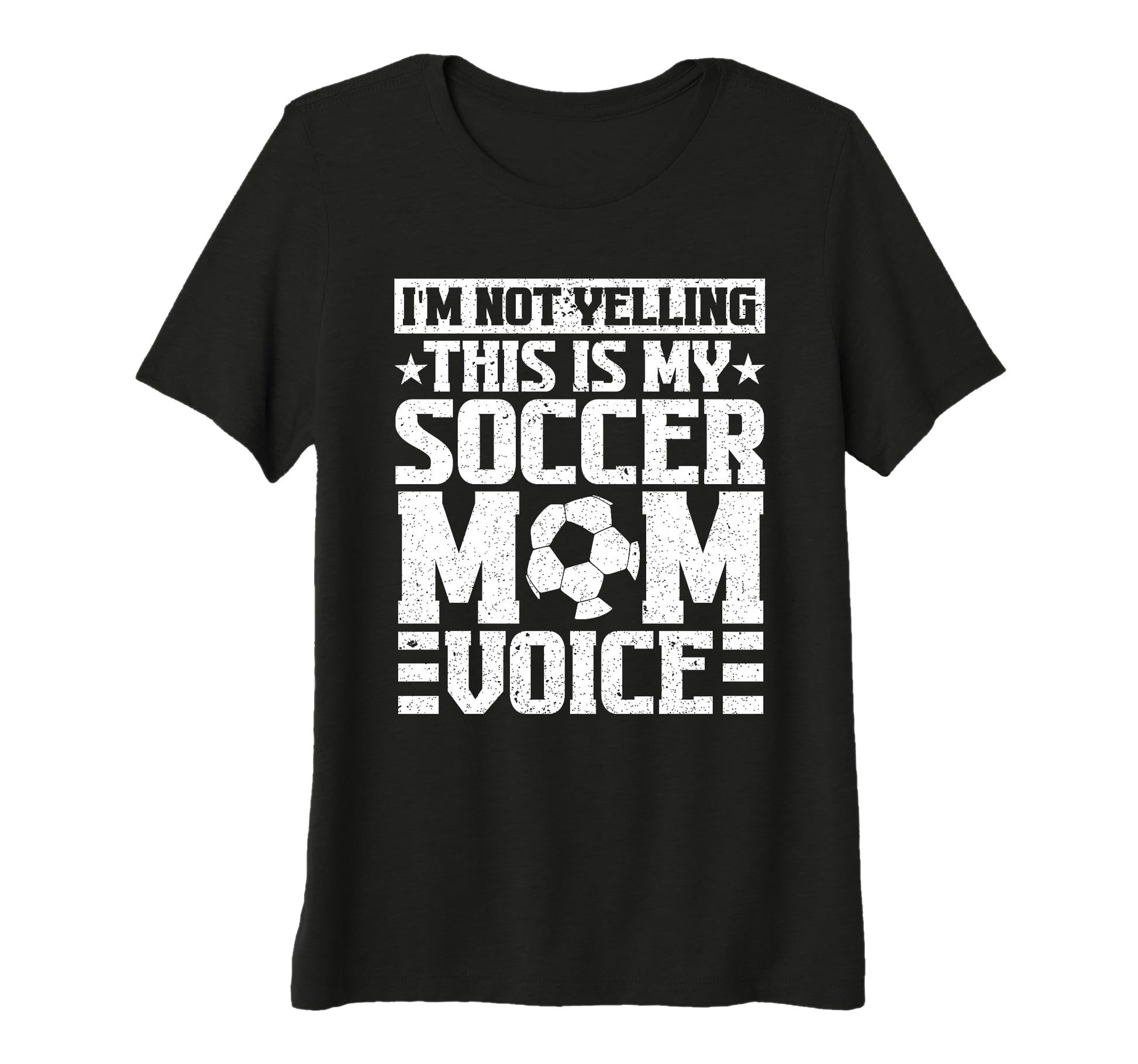 Womens This Is My Soccer Mom Voice T-Shirt - Custom Art Print for Adults - T-Shirt, Sweatshirt, Hoodie