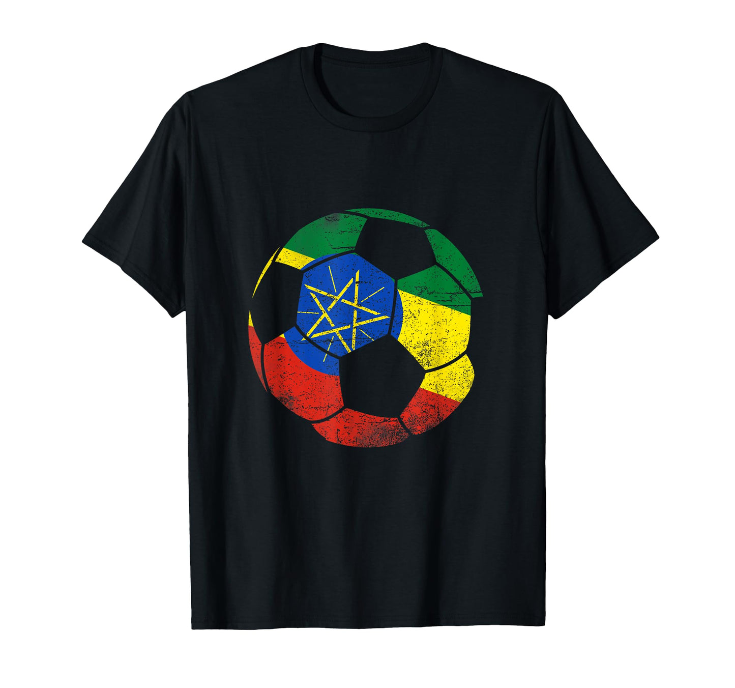 Ethiopia Soccer Ball Ethiopia Ethiopia T-Shirt - Novelty Apparel Men Women - T-Shirt, Sweatshirt, Hoodie