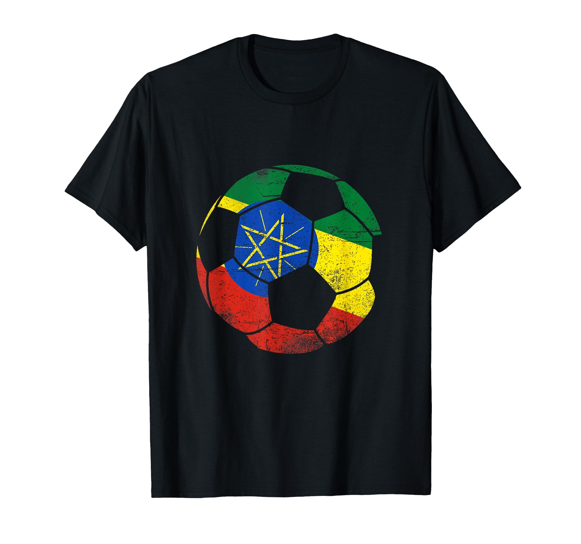 Ethiopia Soccer Ball Ethiopia Ethiopia T-Shirt - Novelty Apparel Men Women - T-Shirt, Sweatshirt, Hoodie