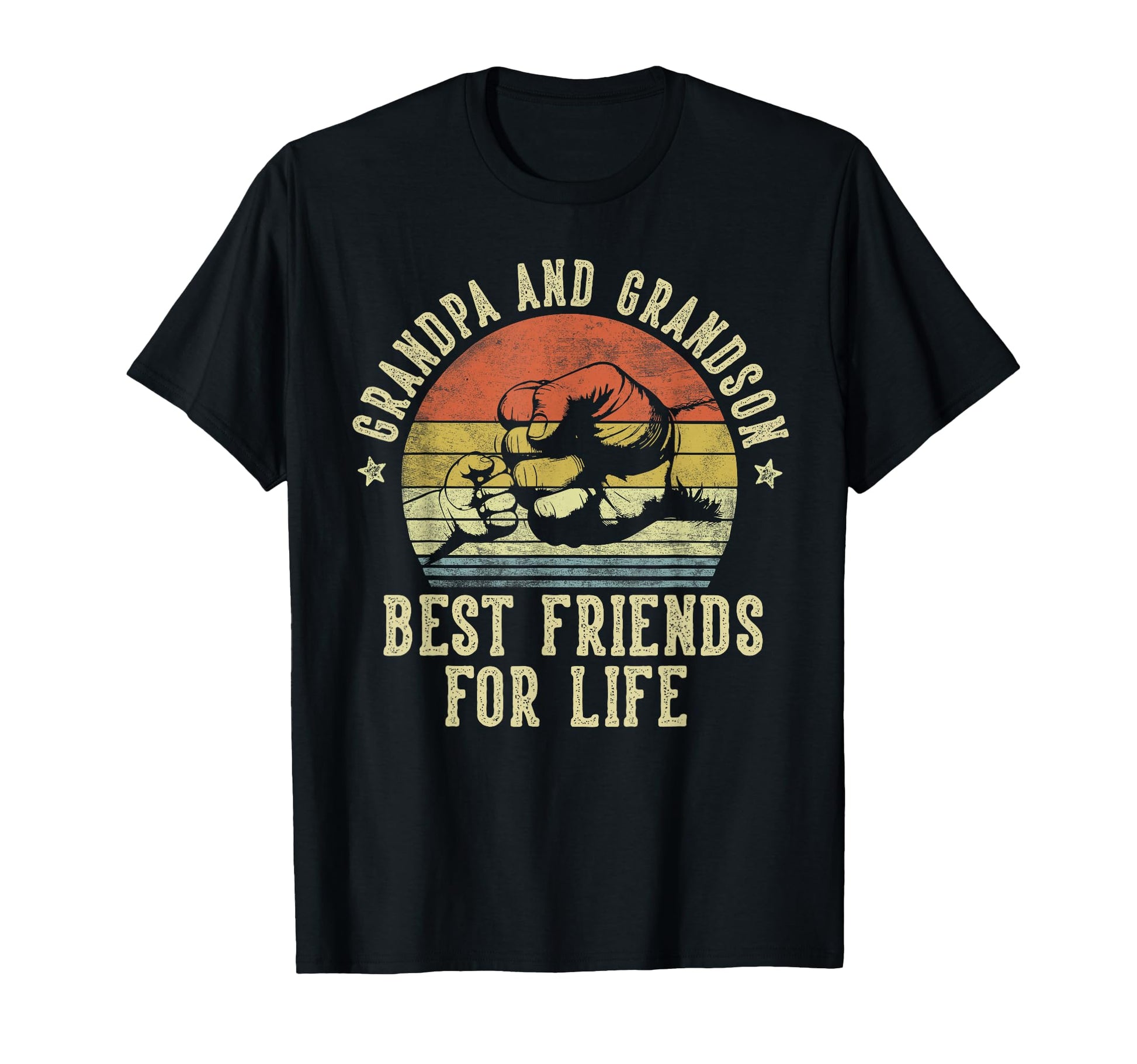 Grandpa And Grandson Best Friends Life T-Shirt - Novelty Apparel Men Women - T-Shirt, Sweatshirt, Hoodie