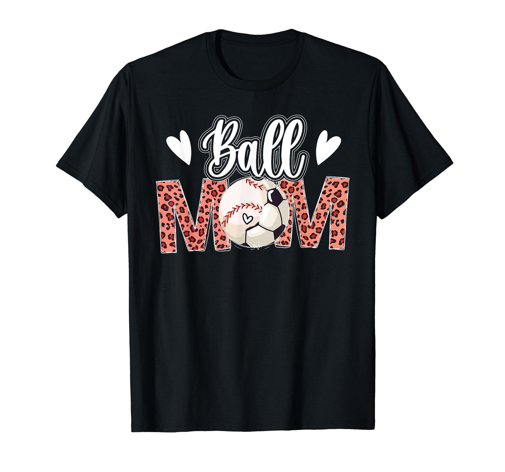 Ball Mom Soccer Baseball Mom Baseball T-Shirt - Trendy Graphic Men Women - T-Shirt, Sweatshirt, Hoodie