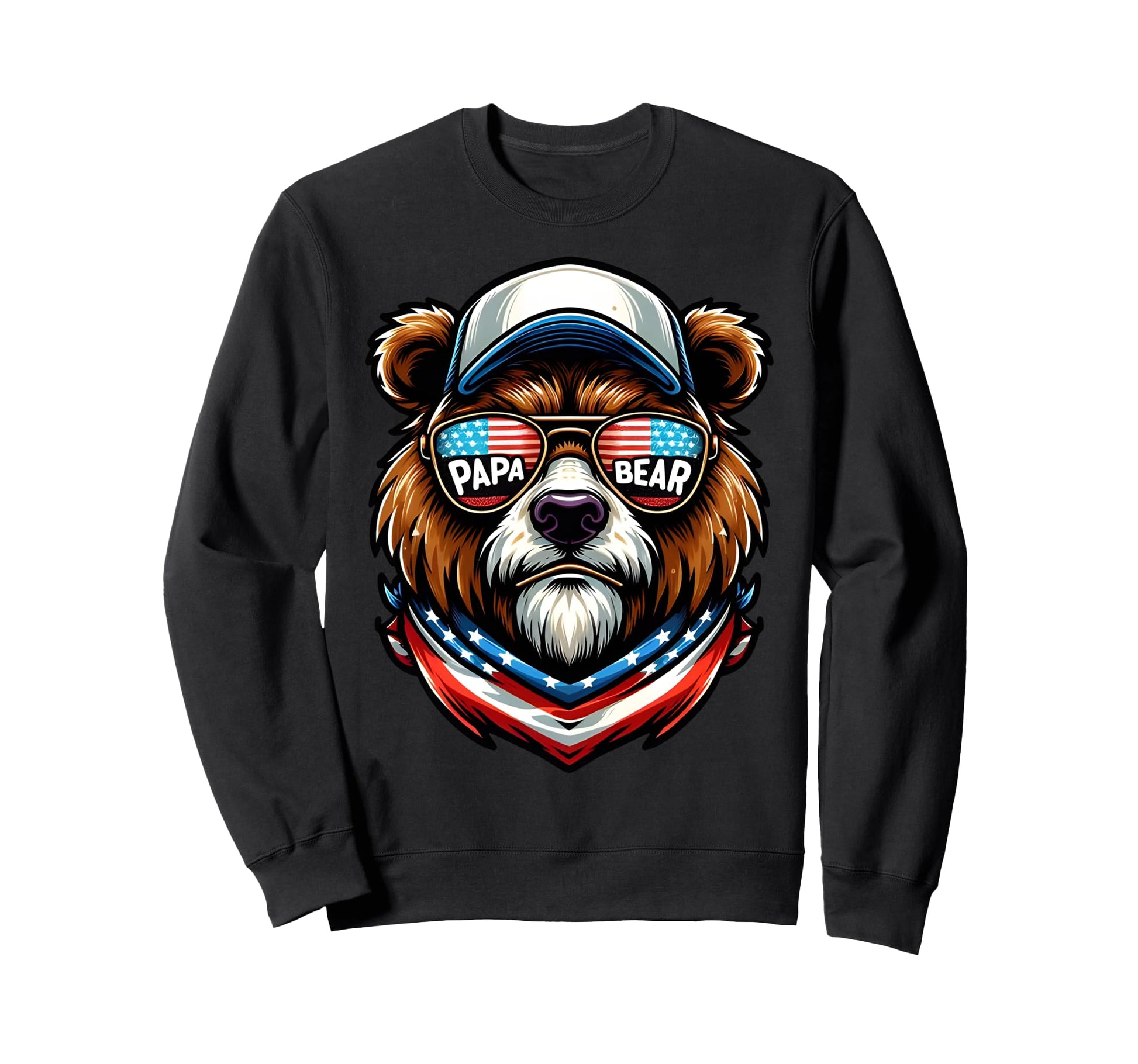 Papa Bear Gifts Funny Birthday Fun Sweatshirt - Novelty Apparel for Adults - T-Shirt, Sweatshirt, Hoodie