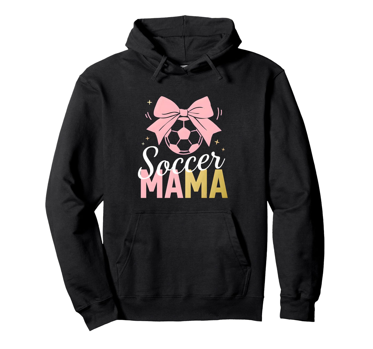 Soccer Mama Bow Soccer Mom Club Hoodie - Aesthetic Graphic for Adults - T-Shirt, Sweatshirt, Hoodie