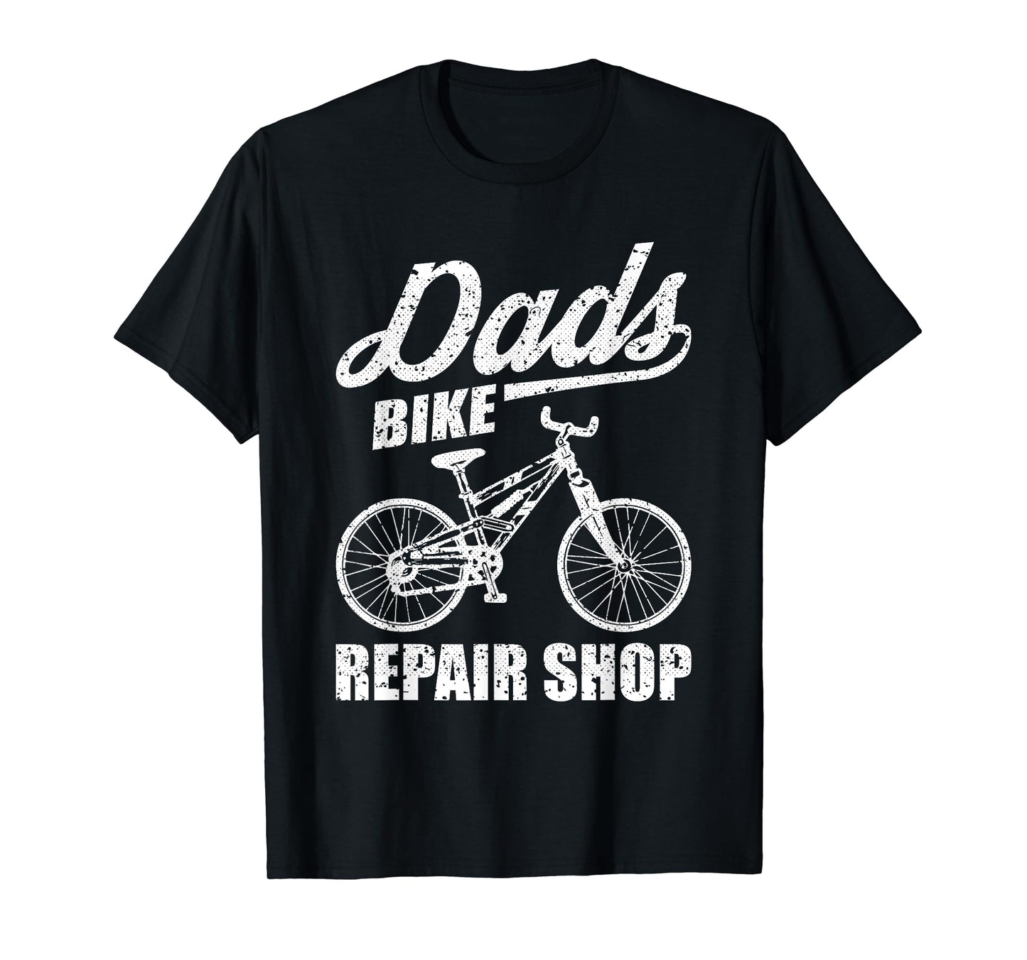Bike Repair Shop Fathers Day Dad T-Shirt - Casual Everyday Wear Unisex - T-Shirt, Sweatshirt, Hoodie