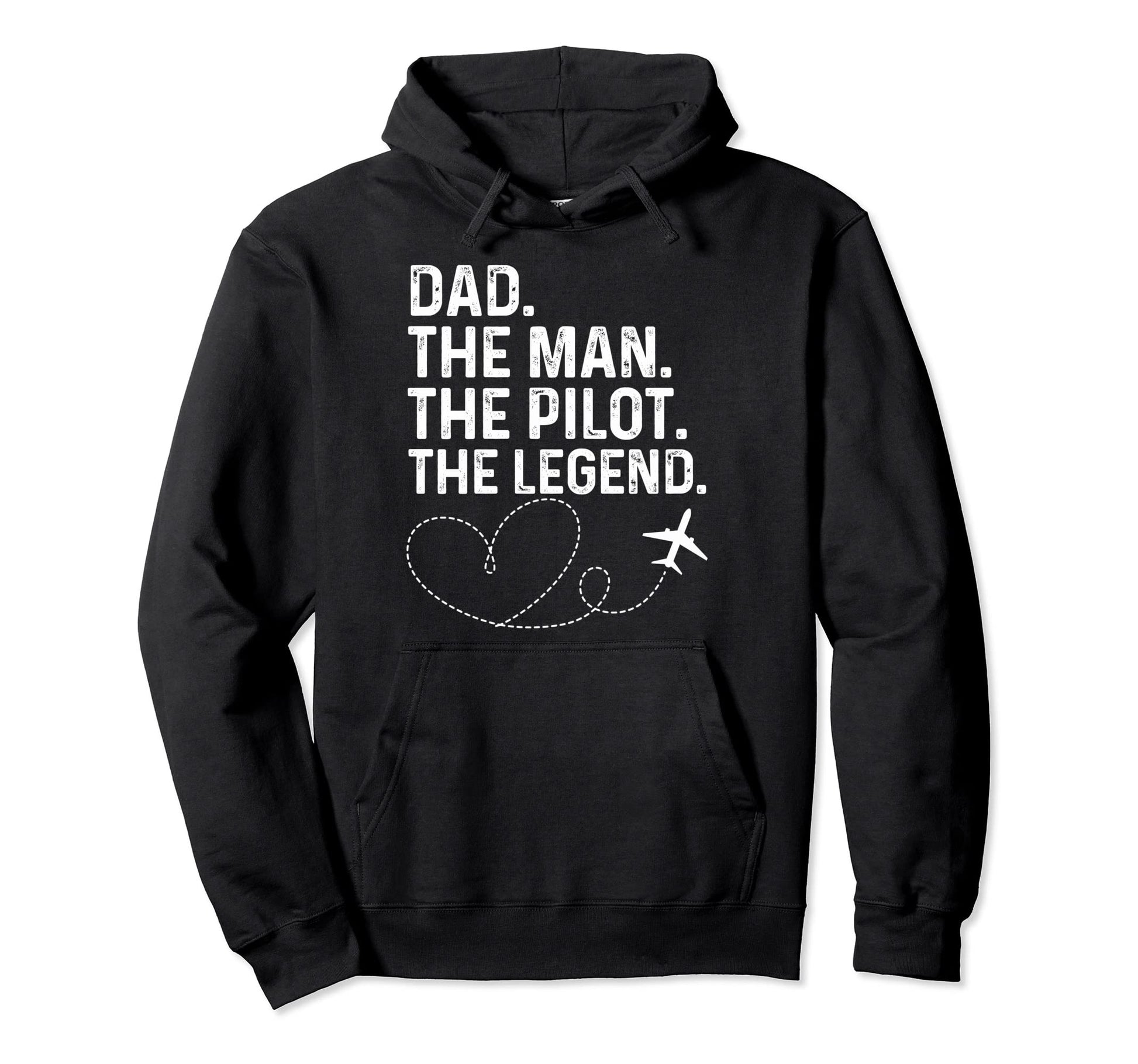 Dad Pilot Legend Funny Pilot Hoodie - Unique Graphic for Adults - T-Shirt, Sweatshirt, Hoodie