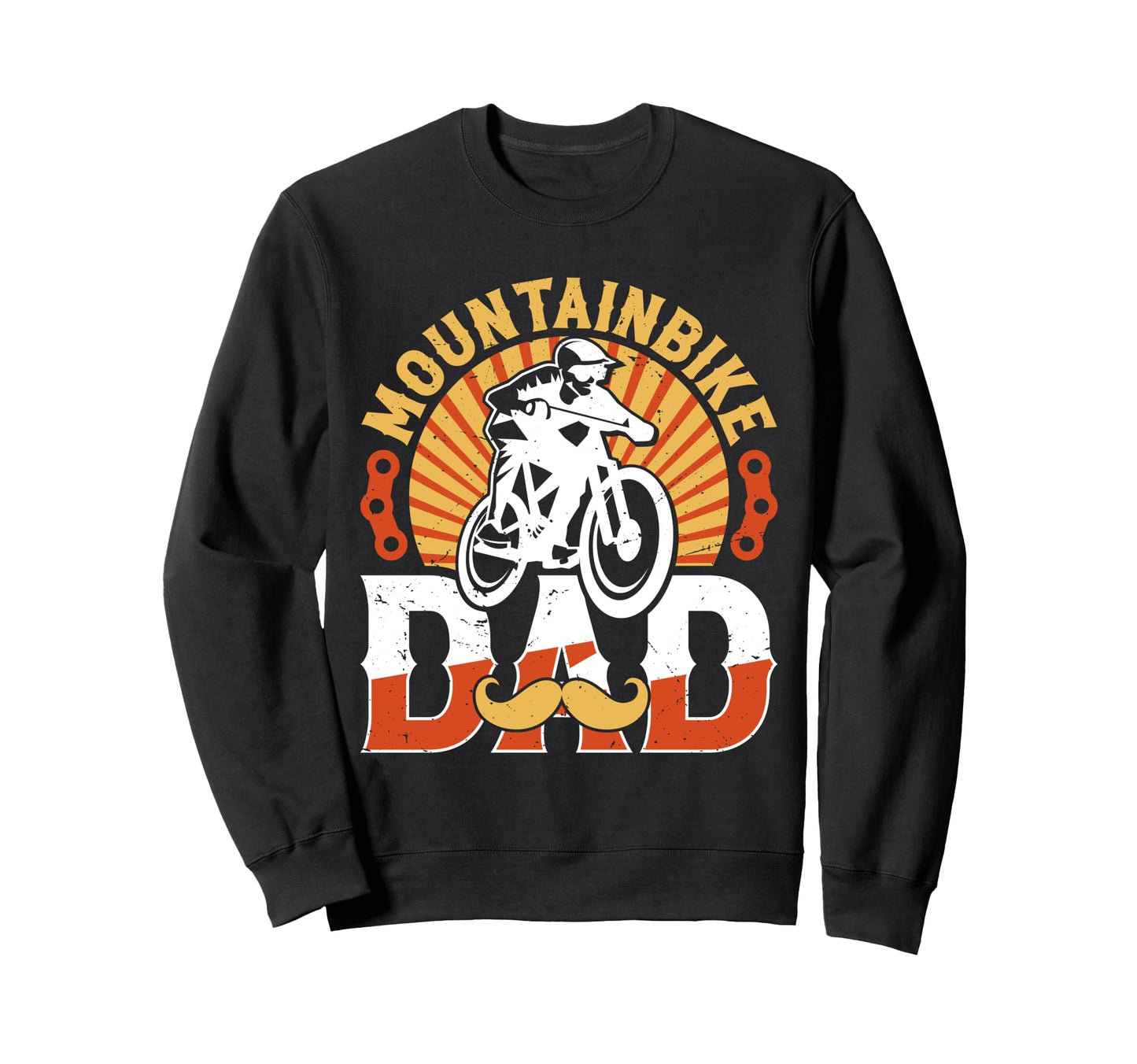 Mountain Bike Dad Mountain Biking Sweatshirt - Fun Novelty Design Unisex - T-Shirt, Sweatshirt, Hoodie
