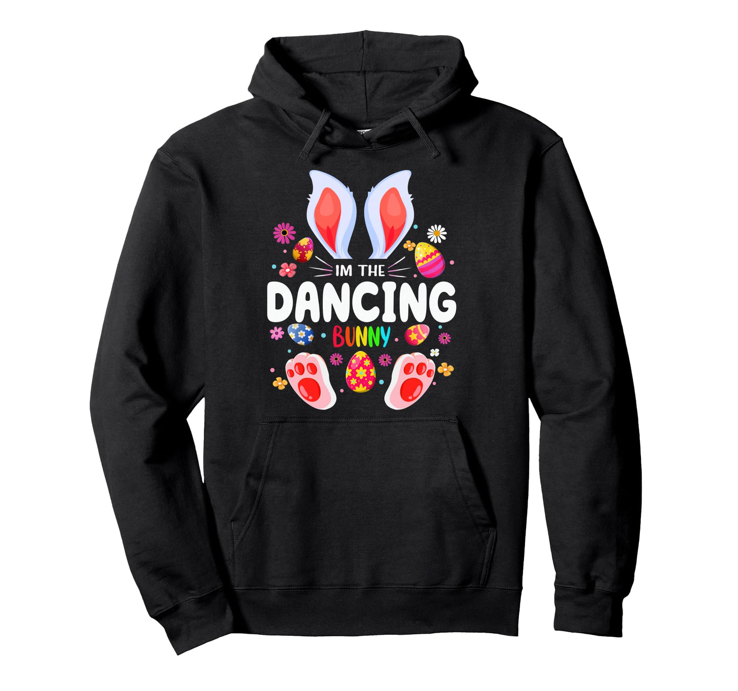 Mens Im Dancing Bunny Matching Family Hoodie - Minimalist Print for Adults - T-Shirt, Sweatshirt, Hoodie
