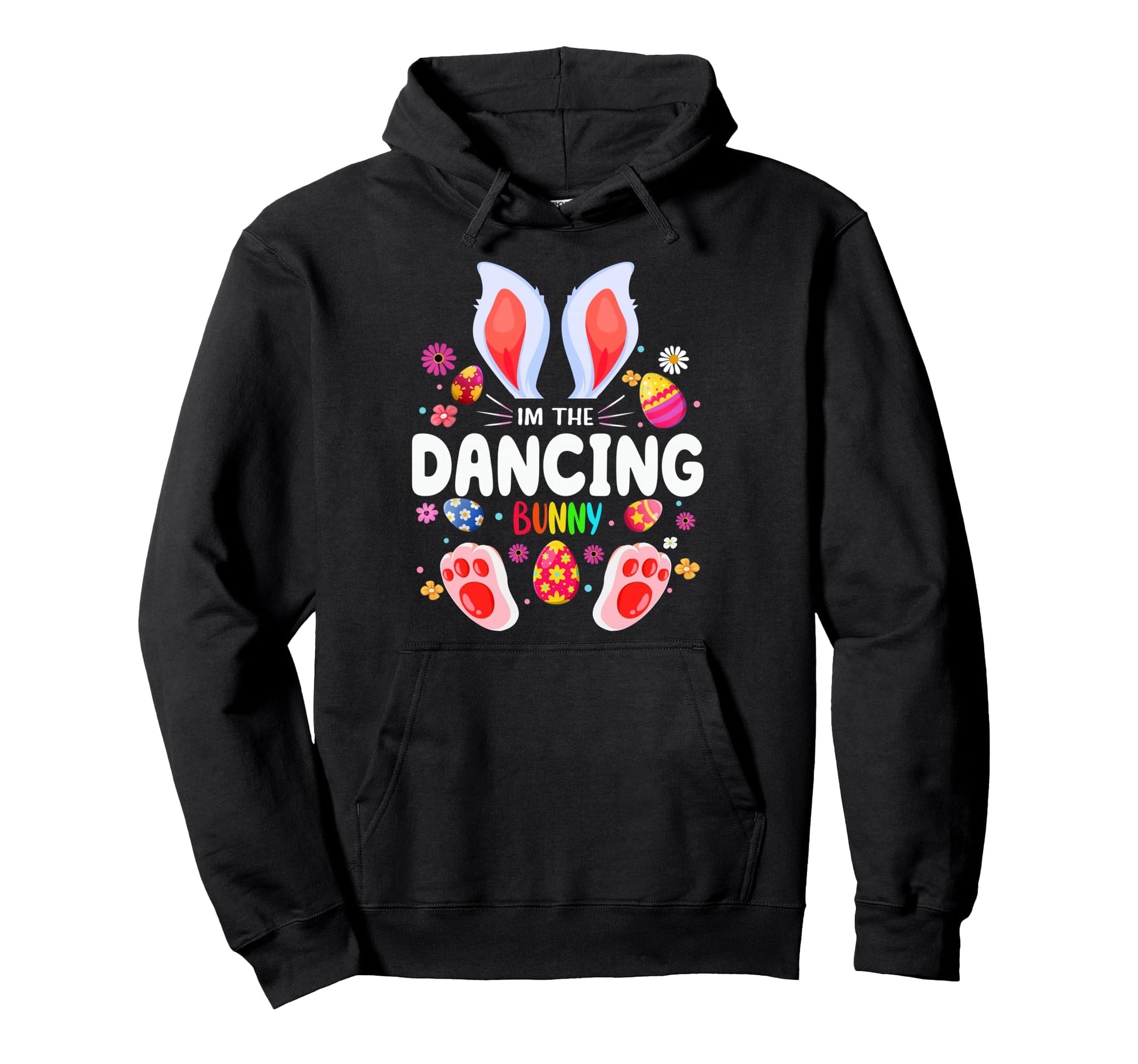 Mens Im Dancing Bunny Matching Family Hoodie - Minimalist Print for Adults - T-Shirt, Sweatshirt, Hoodie
