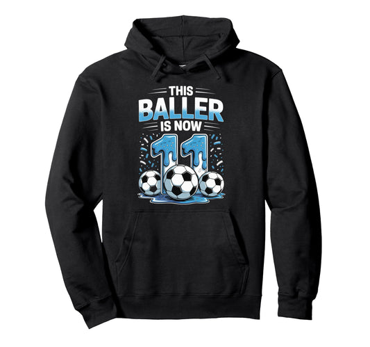 Baller Is Now 11 Ice Cream Drip Game Hoodie - Graphic Print Men Women - T-Shirt, Sweatshirt, Hoodie
