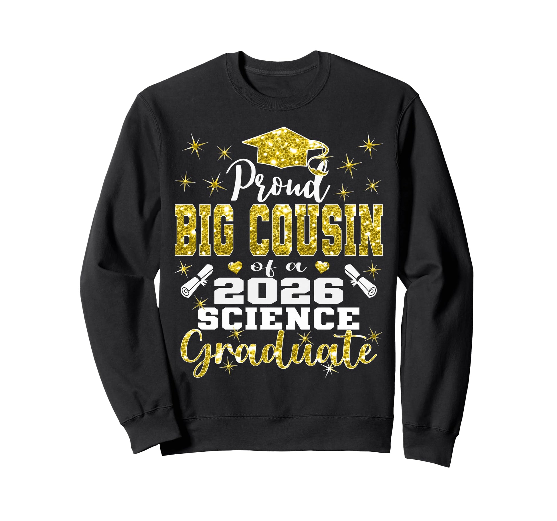 Proud Big Cousin 2026 Science Sweatshirt - Minimalist Print Unisex - T-Shirt, Sweatshirt, Hoodie
