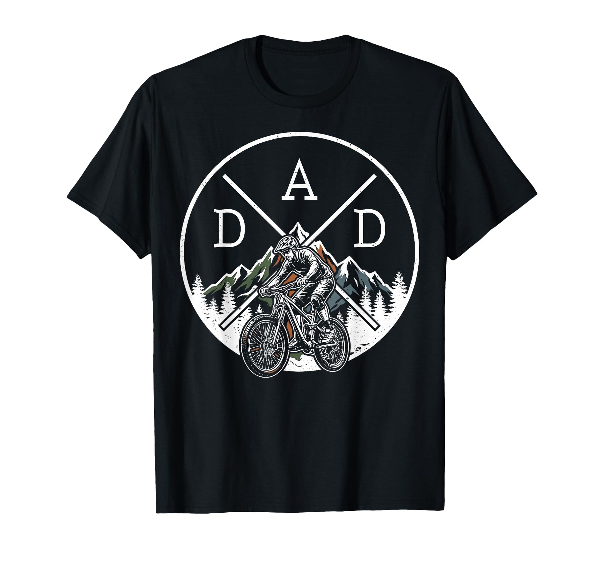 Mountain Bike Dad Cycling Daddy Biking T-Shirt - Graphic Print Men Women - T-Shirt, Sweatshirt, Hoodie