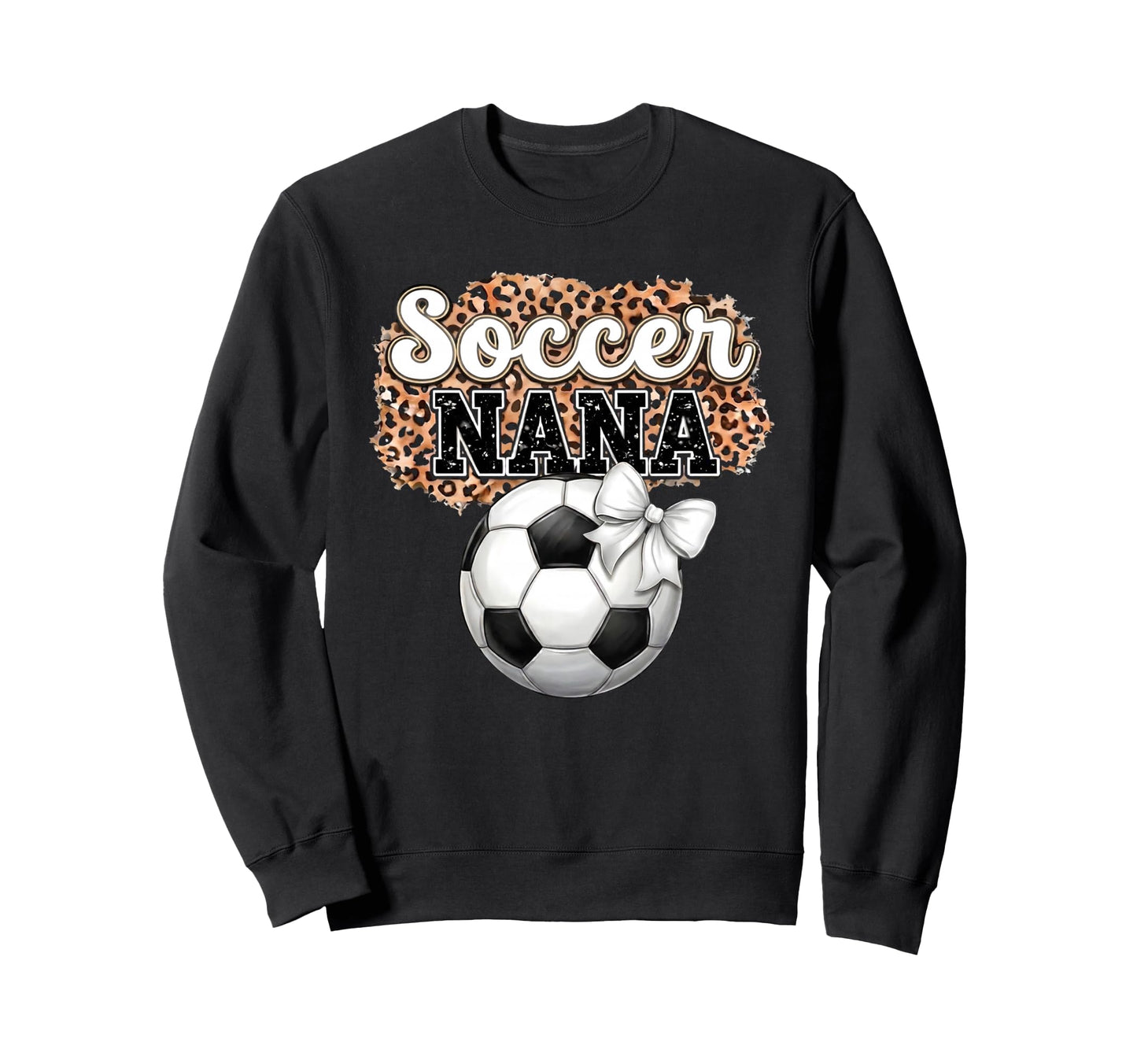 Soccer Nana Mothers Day Bow Sweatshirt - Streetwear Style for Adults - T-Shirt, Sweatshirt, Hoodie