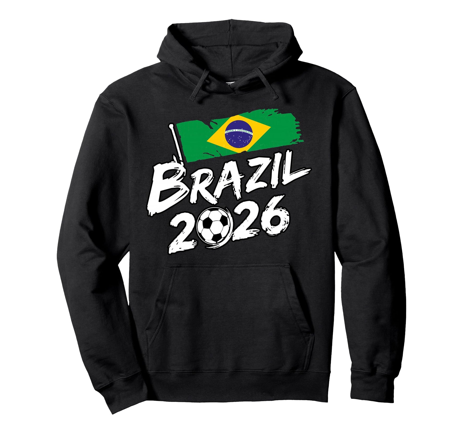 Brazil Football Soccer Game Player Fan Hoodie - Novelty Apparel Unisex - T-Shirt, Sweatshirt, Hoodie