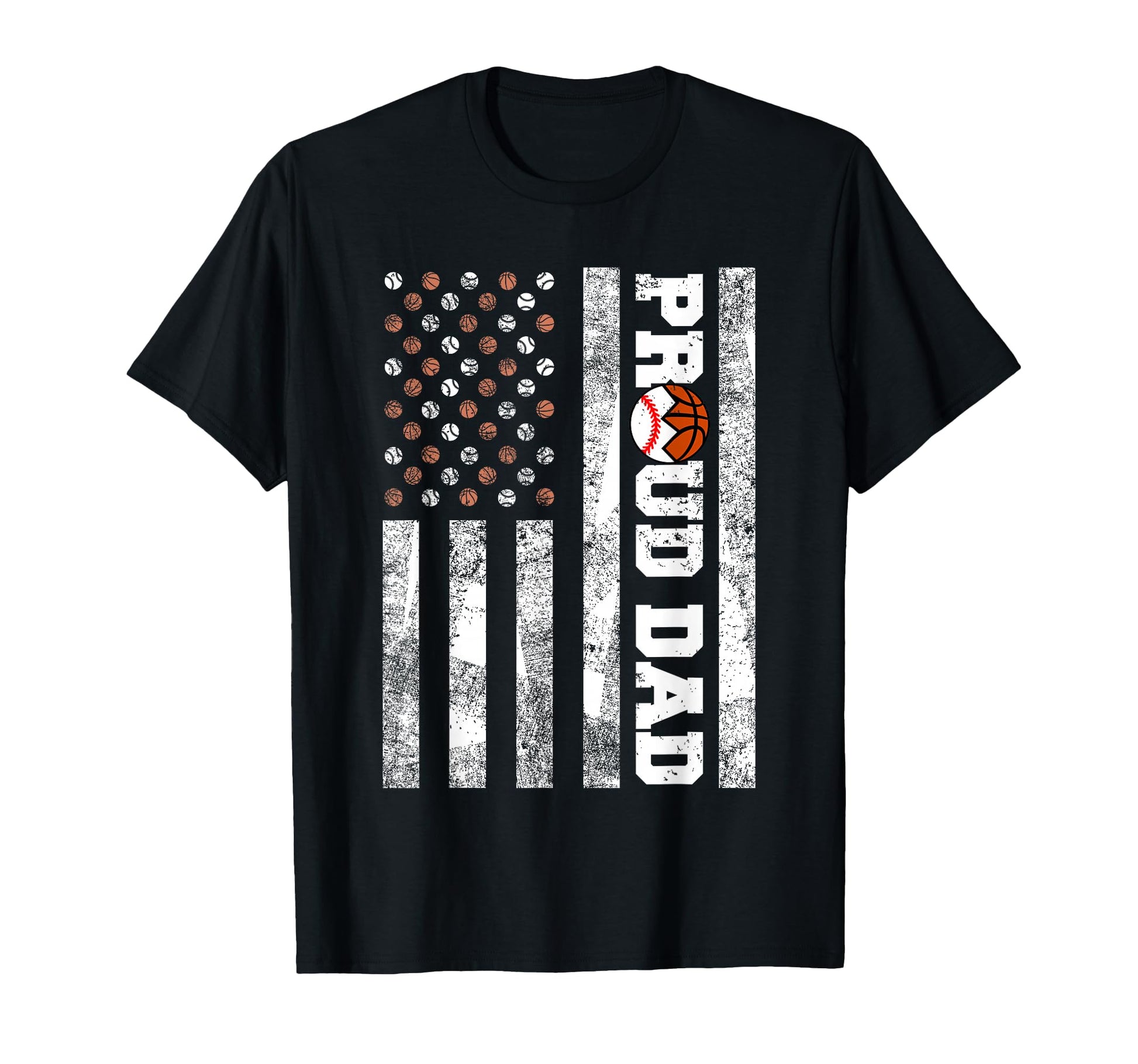 Proud Dad American Flag Funny T-Shirt - Streetwear Style for Adults - T-Shirt, Sweatshirt, Hoodie