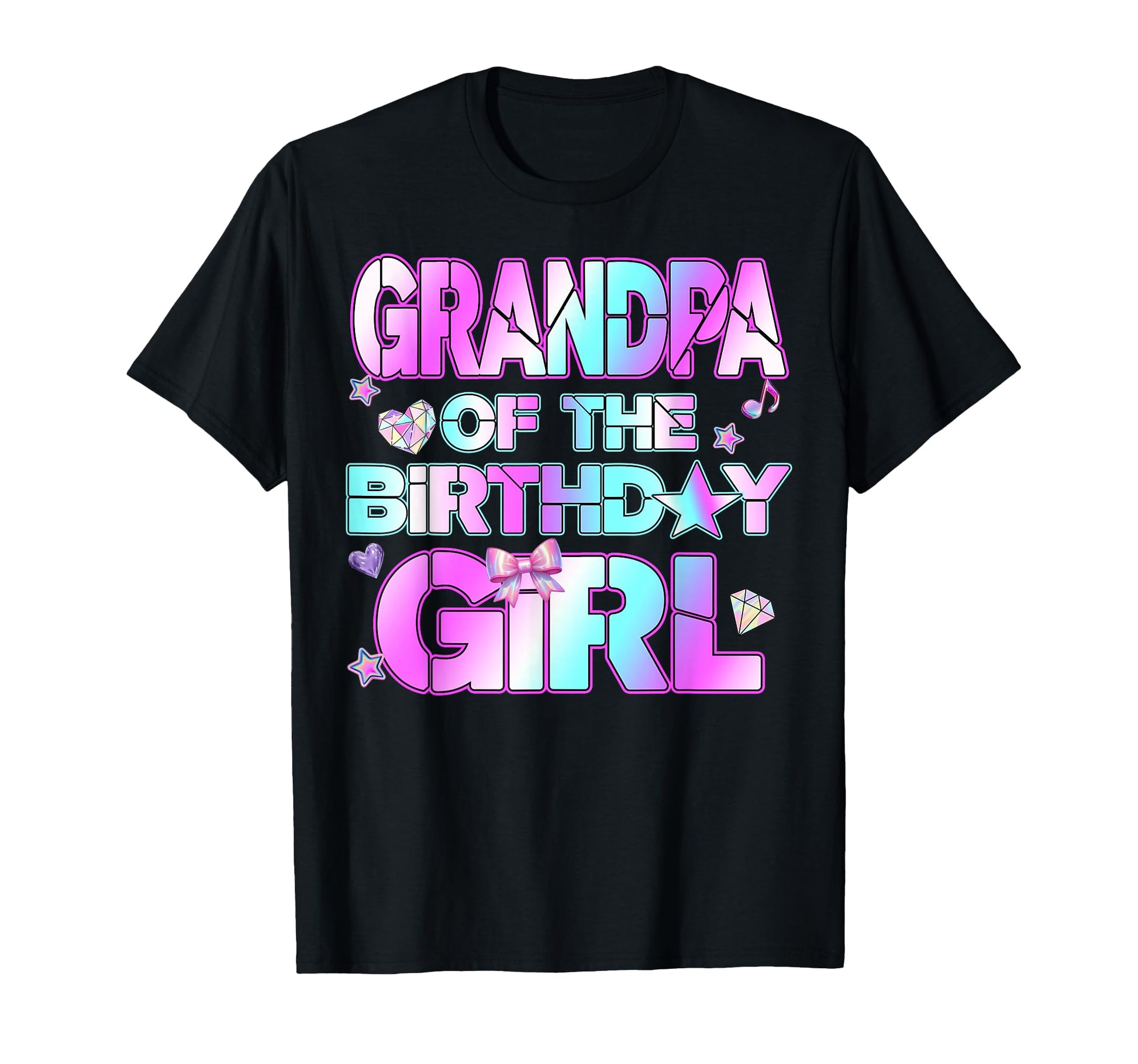 Grandpa Birthday Kpop Family Birthday Party T-Shirt - Unique Graphic Unisex - T-Shirt, Sweatshirt, Hoodie