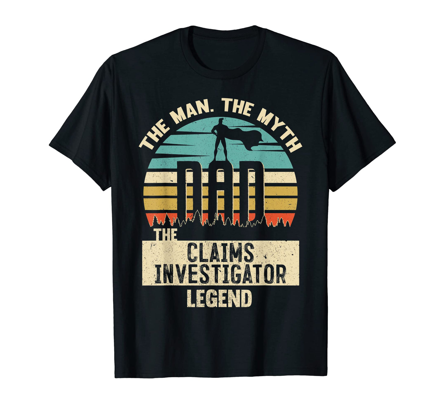 Mens Myth Legend Dad Claims T-Shirt - Casual Everyday Wear Unisex - T-Shirt, Sweatshirt, Hoodie