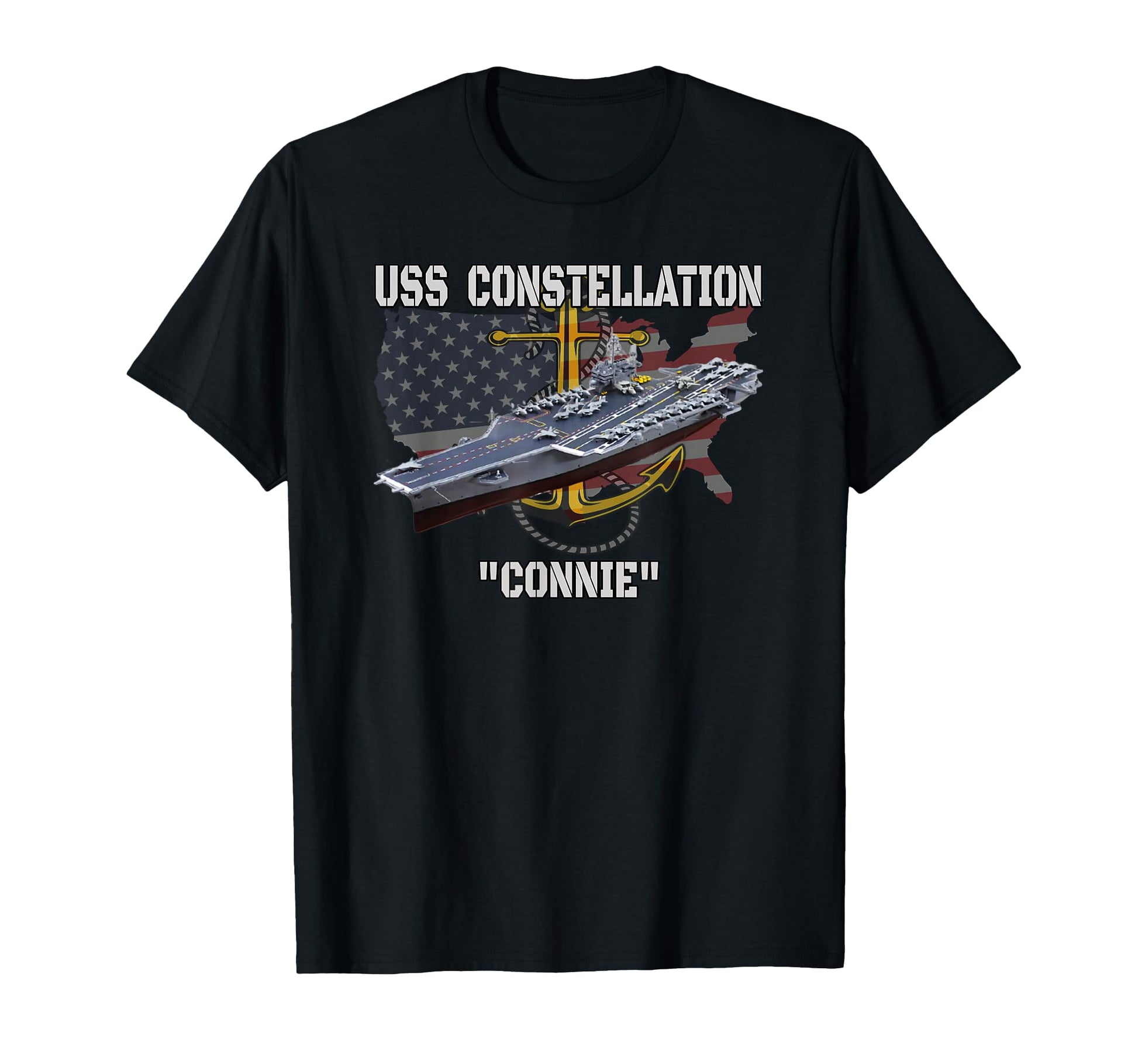 Aircraft Carrier Uss Constellation T-Shirt - Novelty Apparel Men Women - T-Shirt, Sweatshirt, Hoodie