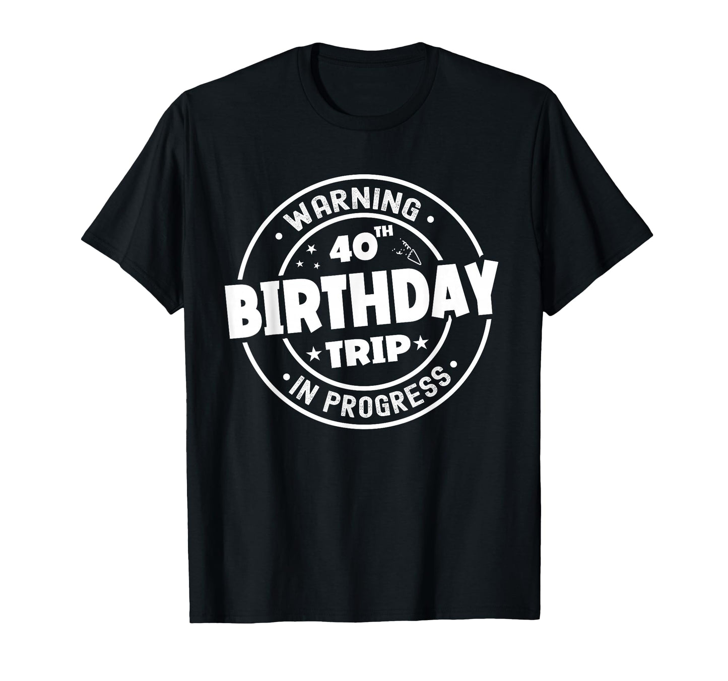 Funny 40 Years Old Warning 40Th T-Shirt - Unique Graphic for Adults - T-Shirt, Sweatshirt, Hoodie
