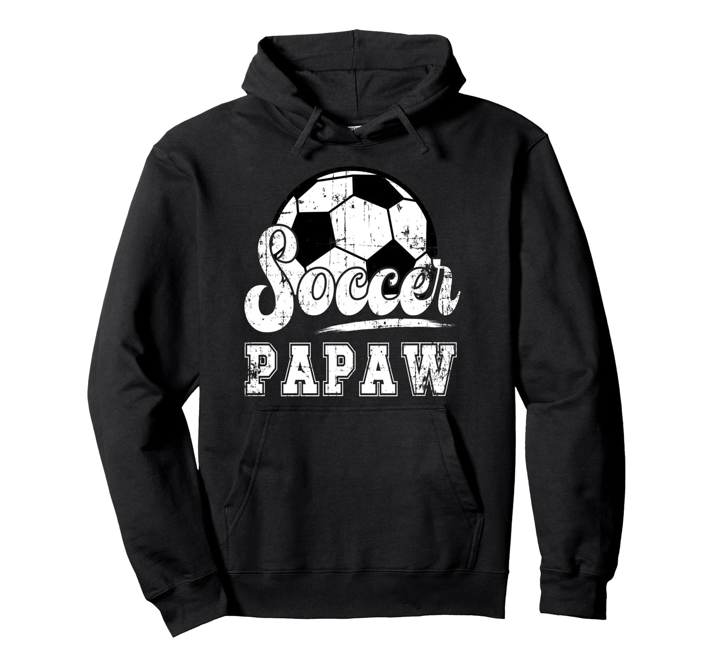 Soccer Papaw Grandpa Papaw Soccer Hoodie - Minimalist Print for Adults - T-Shirt, Sweatshirt, Hoodie