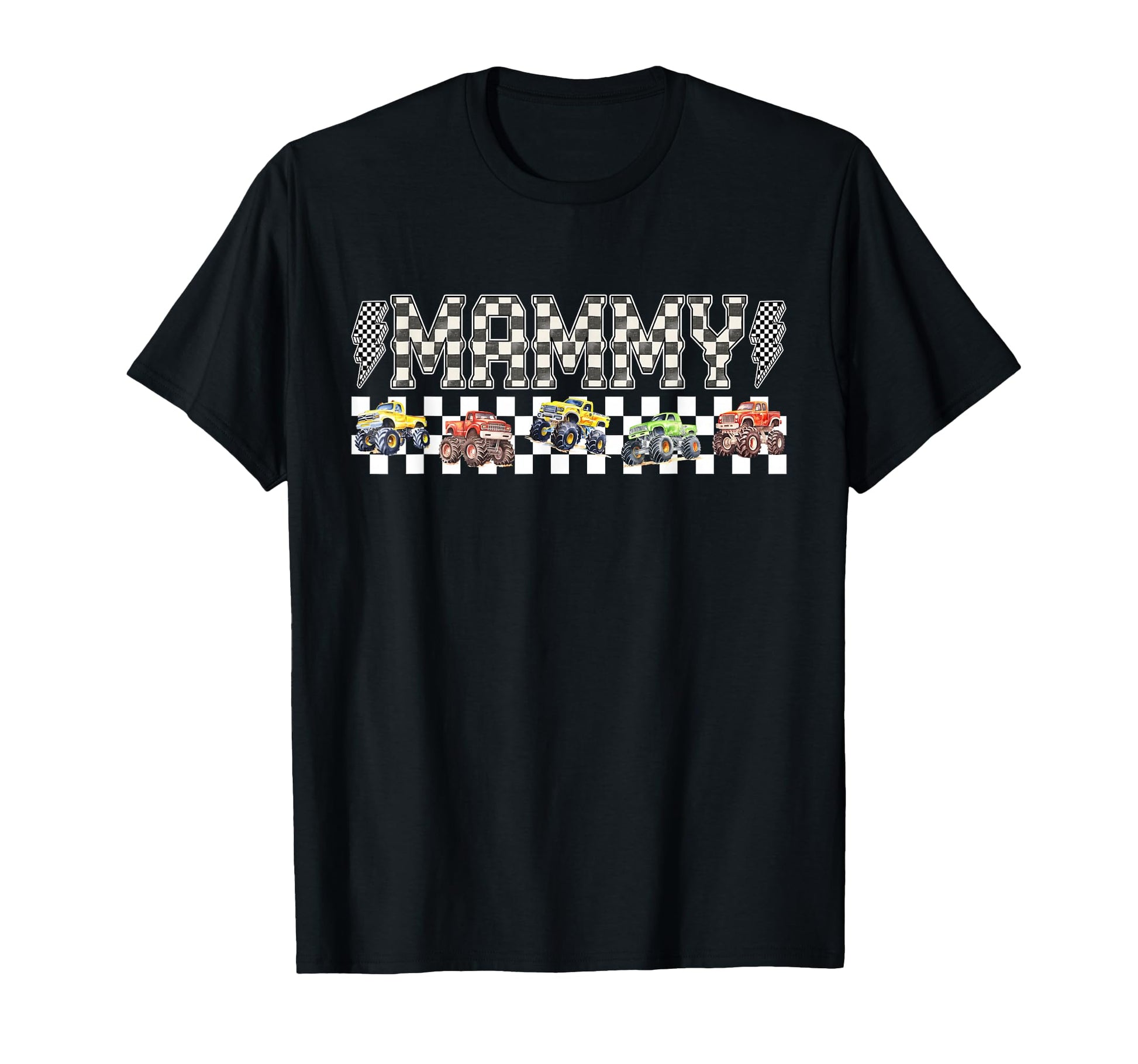 Mammy Monster Truck Family Crew T-Shirt - Casual Everyday Wear Men Women - T-Shirt, Sweatshirt, Hoodie