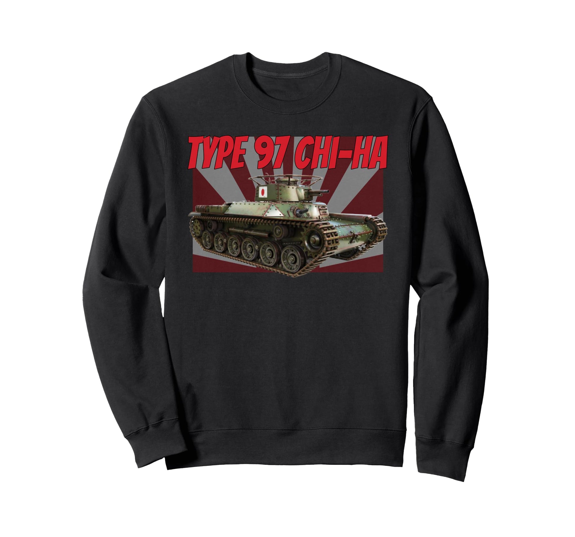 Ww2 Japanese Chi Ha Type 97 Medium Sweatshirt - Minimalist Print Men Women - T-Shirt, Sweatshirt, Hoodie