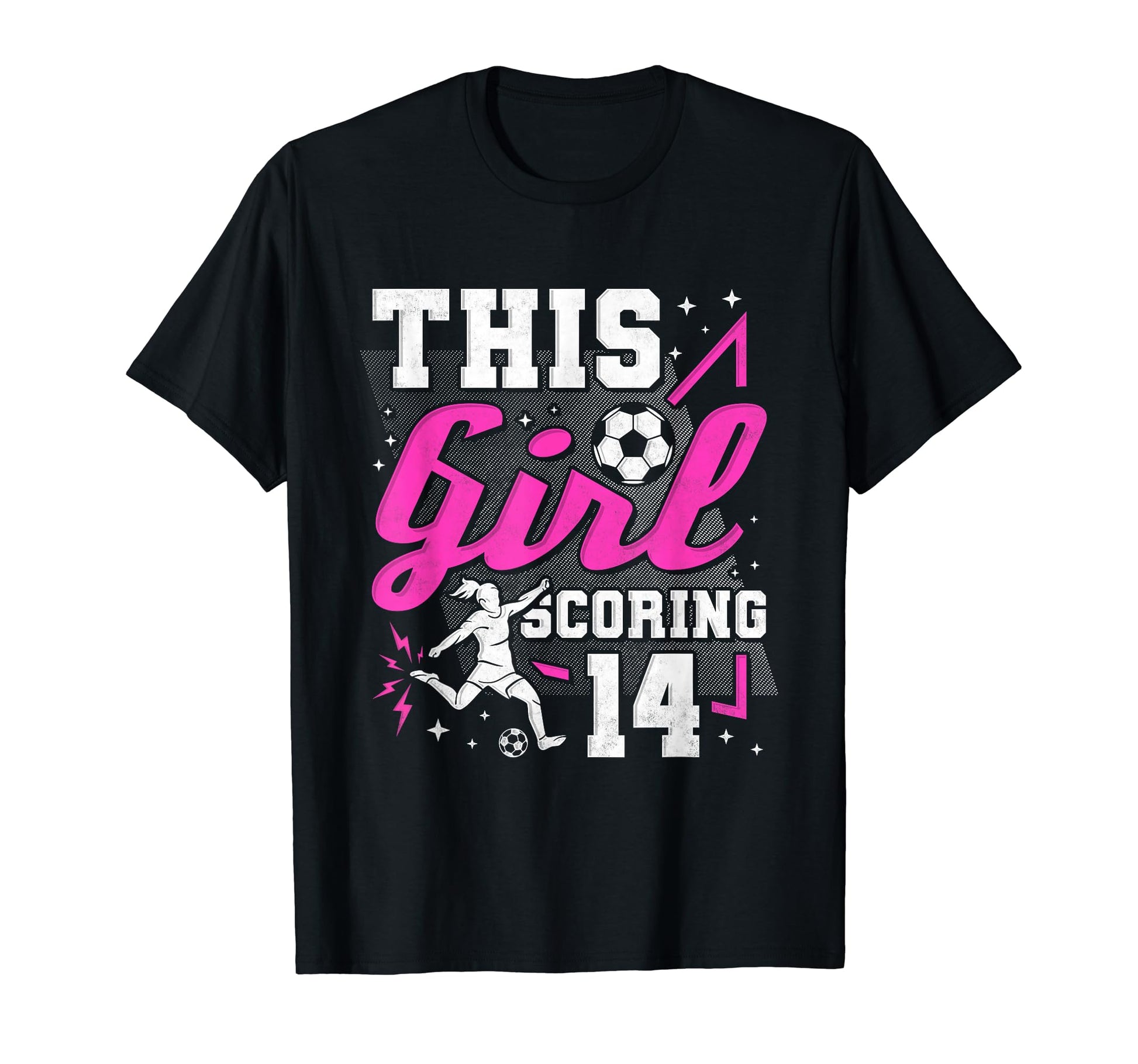 14Th Birthday This Scoring 14 Years Old T-Shirt - Graphic Print for Adults - T-Shirt, Sweatshirt, Hoodie