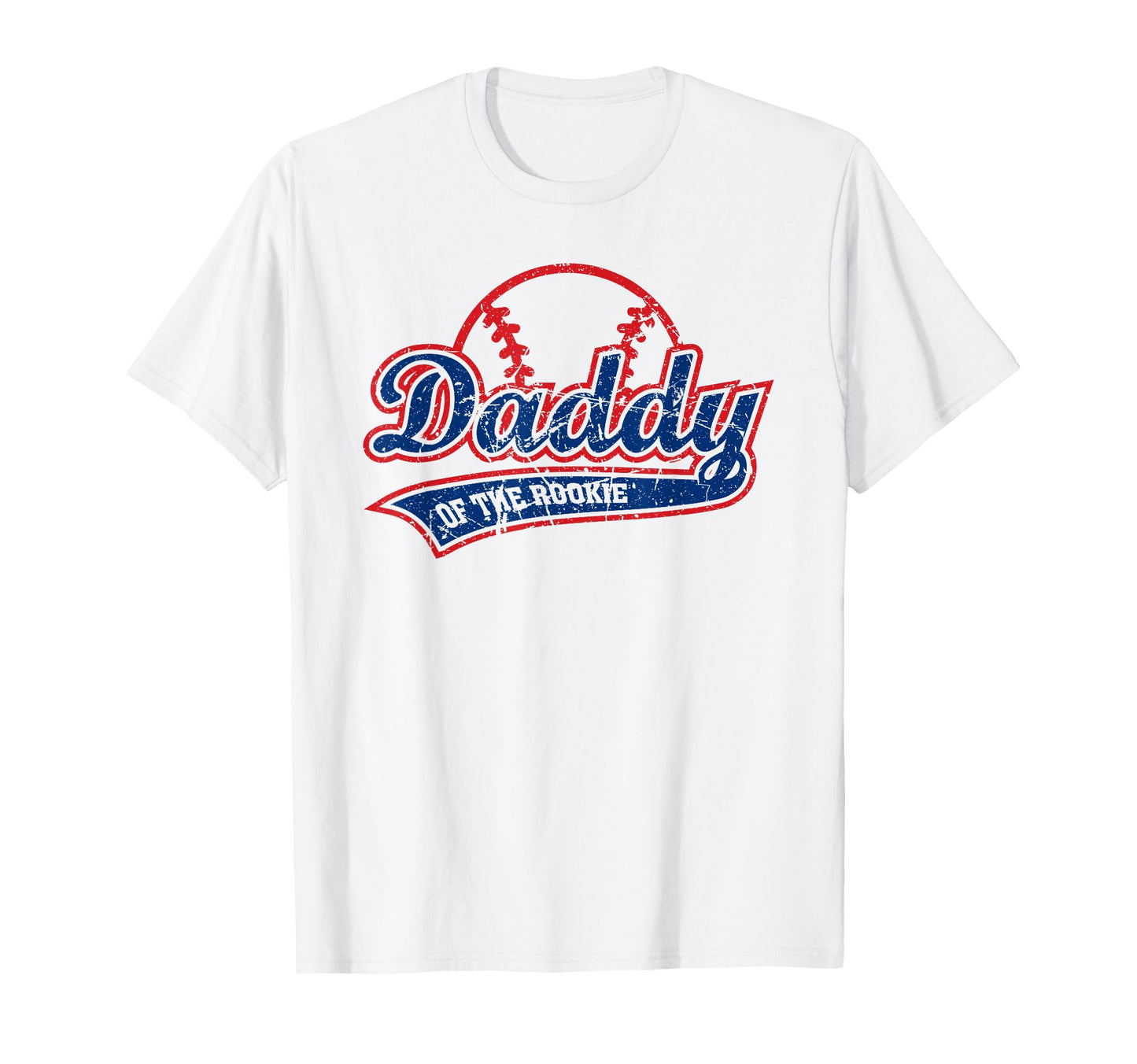 Funny Baseball Daddy Rookie T-Shirt - Graphic Print for Adults - T-Shirt, Sweatshirt, Hoodie