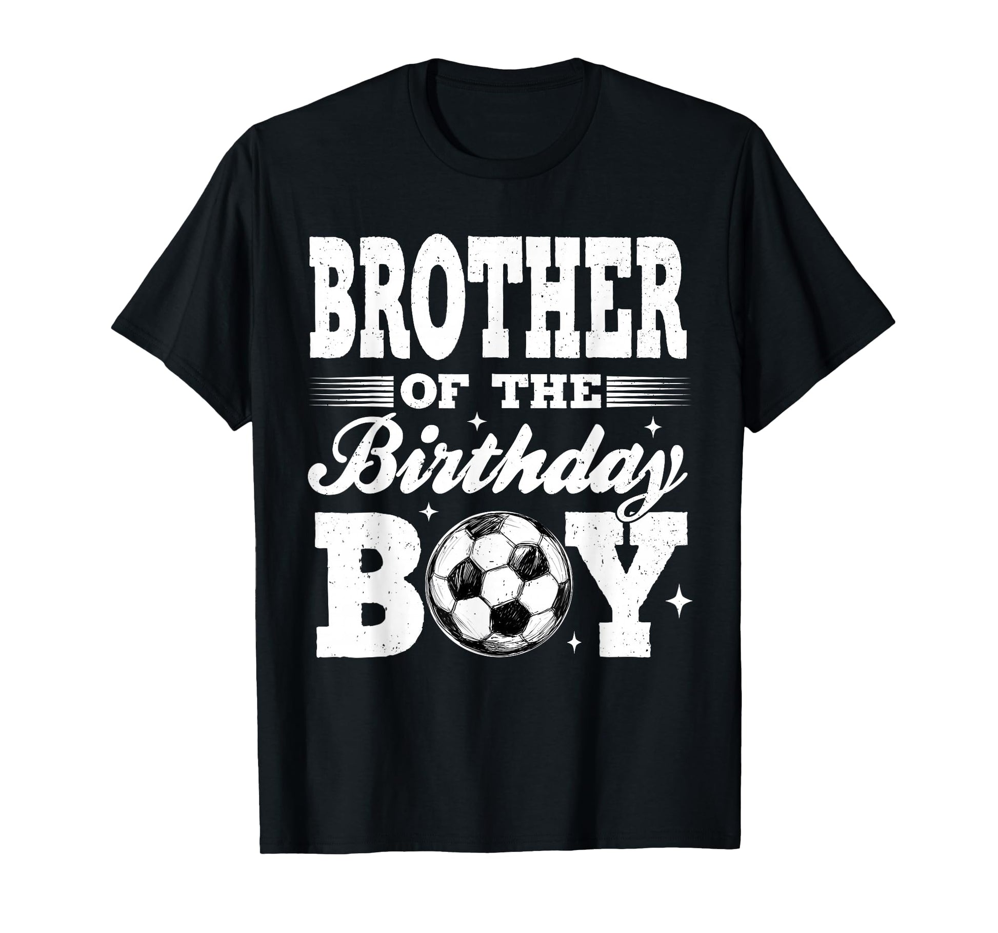 Brother Birthday Soccer Matching T-Shirt - Aesthetic Graphic for Adults - T-Shirt, Sweatshirt, Hoodie