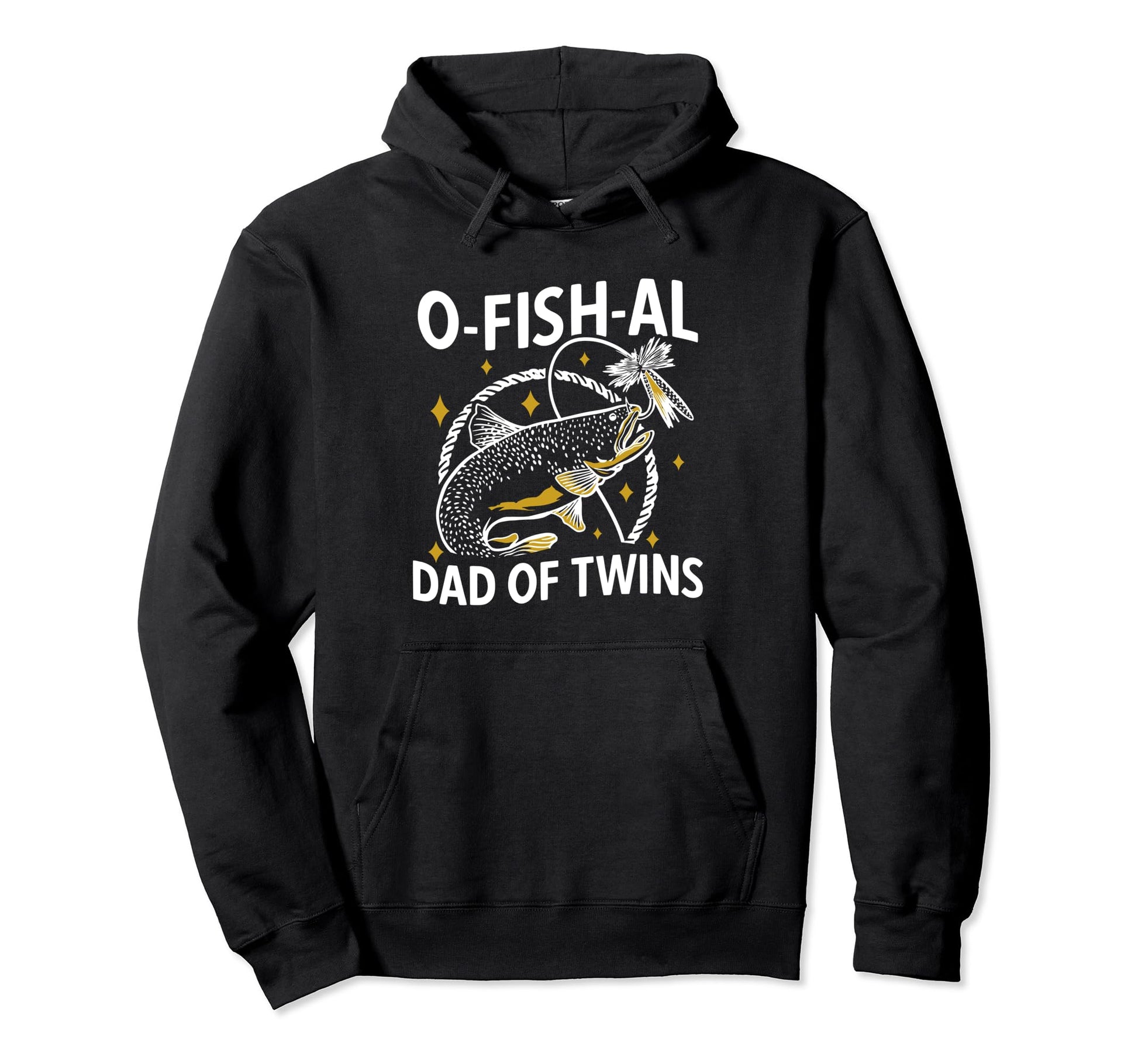 Twin Dad Father Two O Fish Al Dad Hoodie - Casual Everyday Wear for Adults - T-Shirt, Sweatshirt, Hoodie