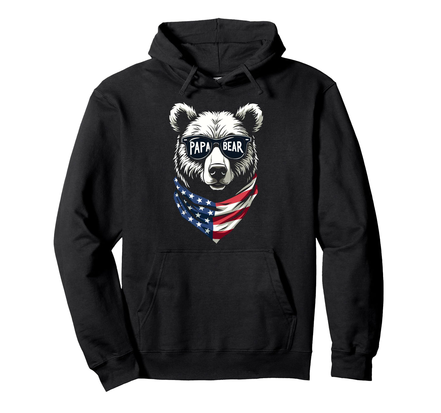 Papa Bear Dad Fathers Day Hoodie - Novelty Apparel Men Women - T-Shirt, Sweatshirt, Hoodie