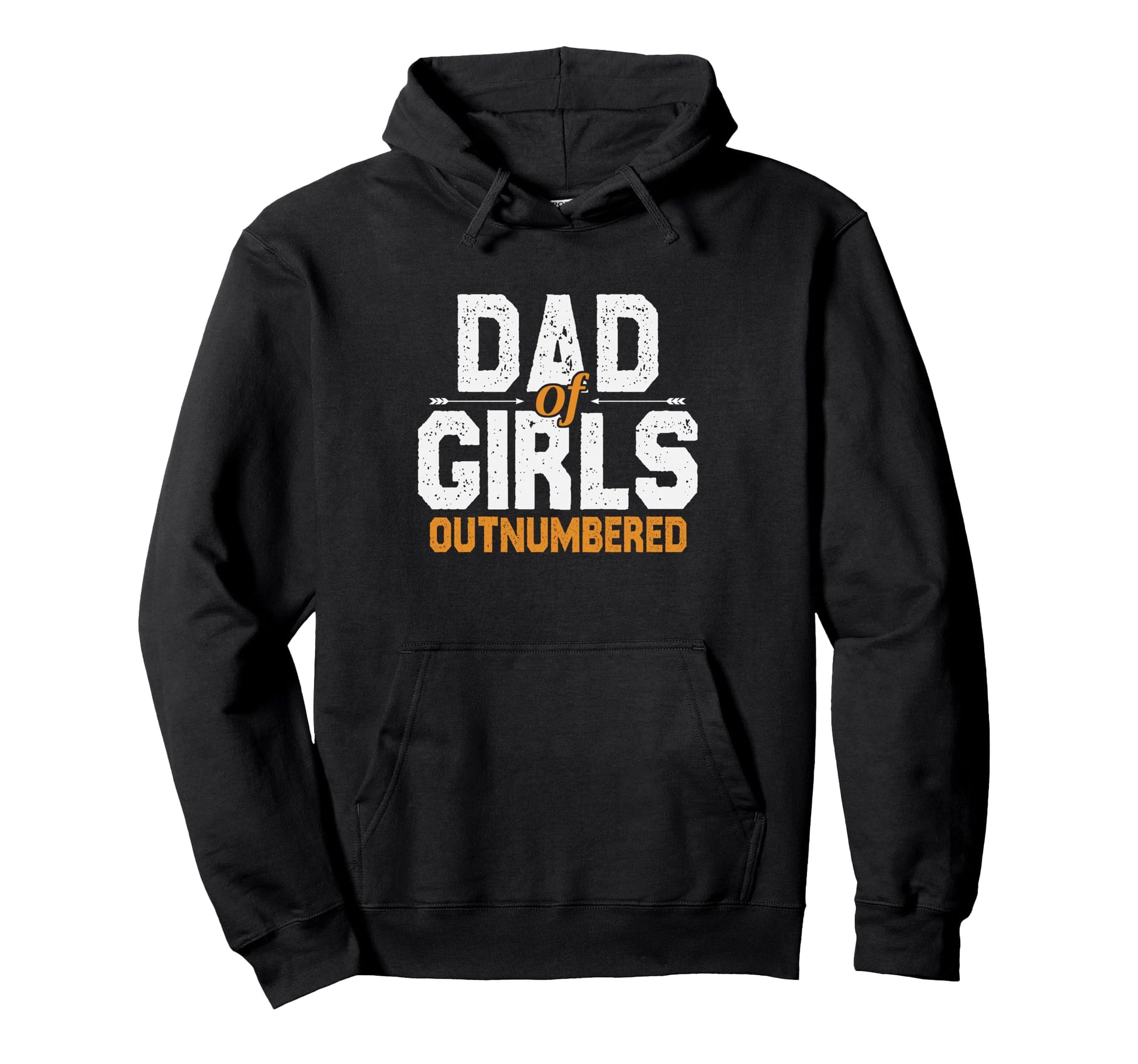 Dad Outnumbered Gifts Fathers Day Hoodie - Unique Graphic for Adults - T-Shirt, Sweatshirt, Hoodie