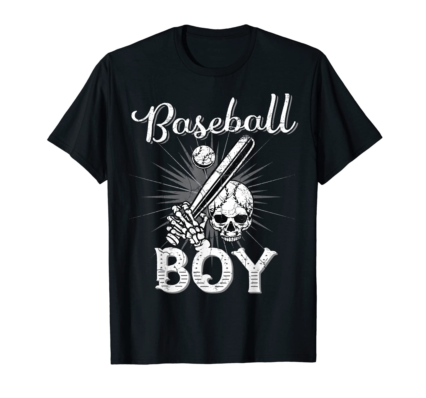 Baseball Skull Bat Gifts Son From T-Shirt - Custom Art Print for Adults - T-Shirt, Sweatshirt, Hoodie
