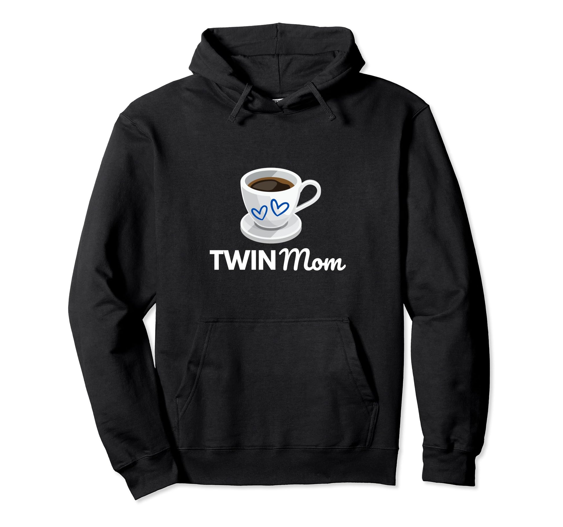 Funny Twin Mom Outfit Mommy Or Mama Who Hoodie - Custom Art Print Unisex - T-Shirt, Sweatshirt, Hoodie