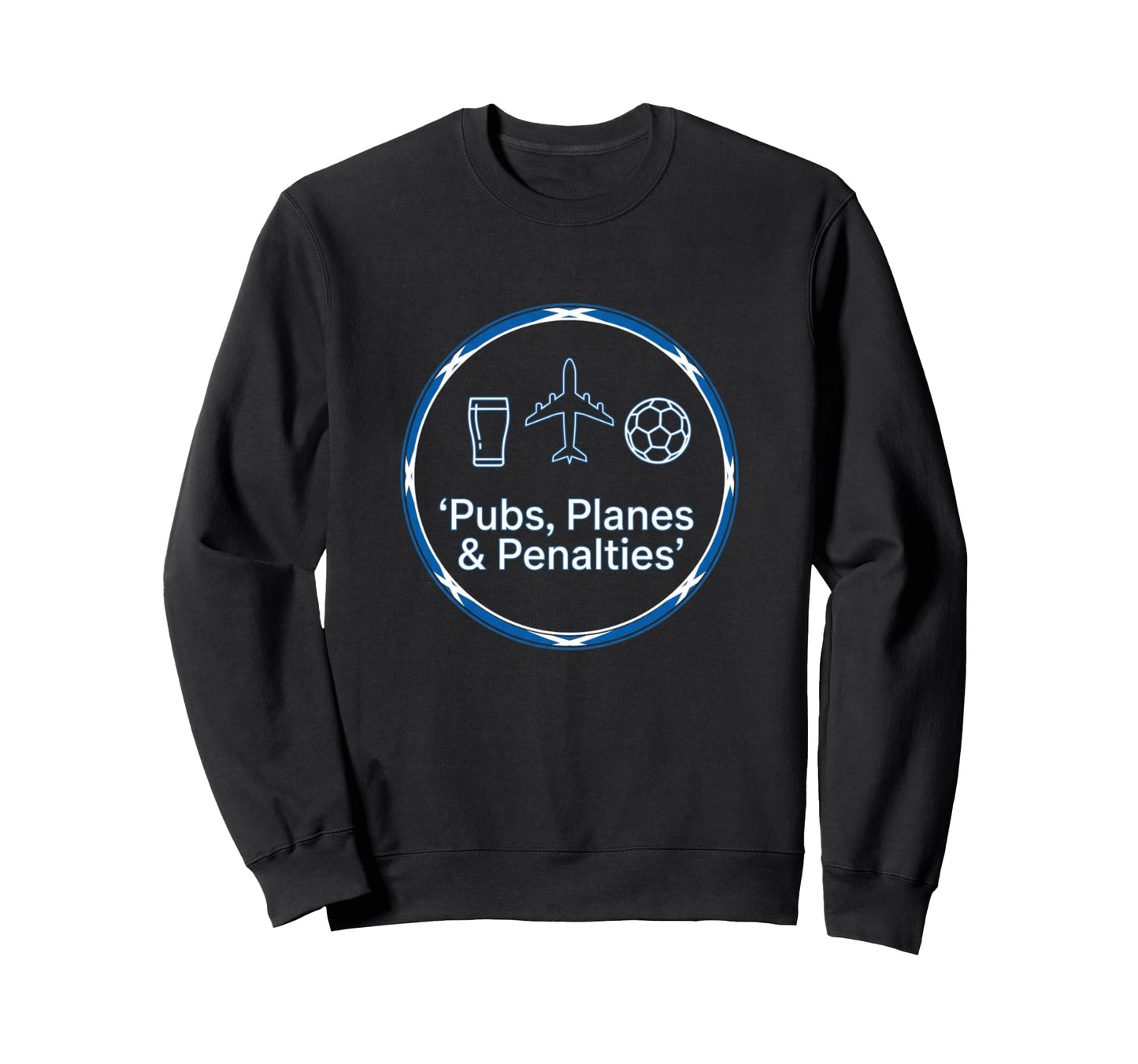 Pubs Planes Penalties Beer Travel Sweatshirt - Trendy Graphic Men Women - T-Shirt, Sweatshirt, Hoodie