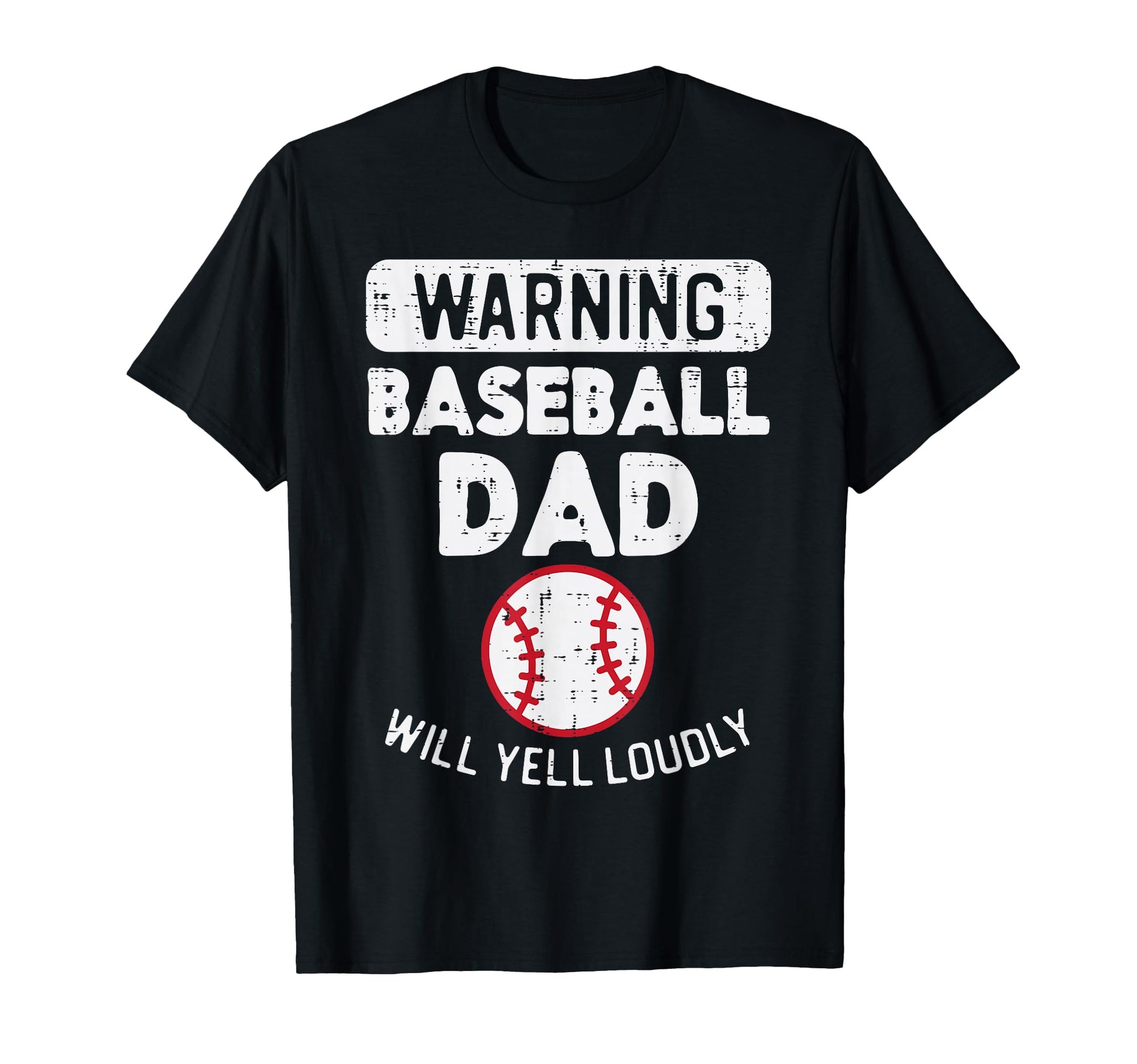 Warning Baseball Dad Funny Sports T-Shirt - Fun Novelty Design Unisex - T-Shirt, Sweatshirt, Hoodie
