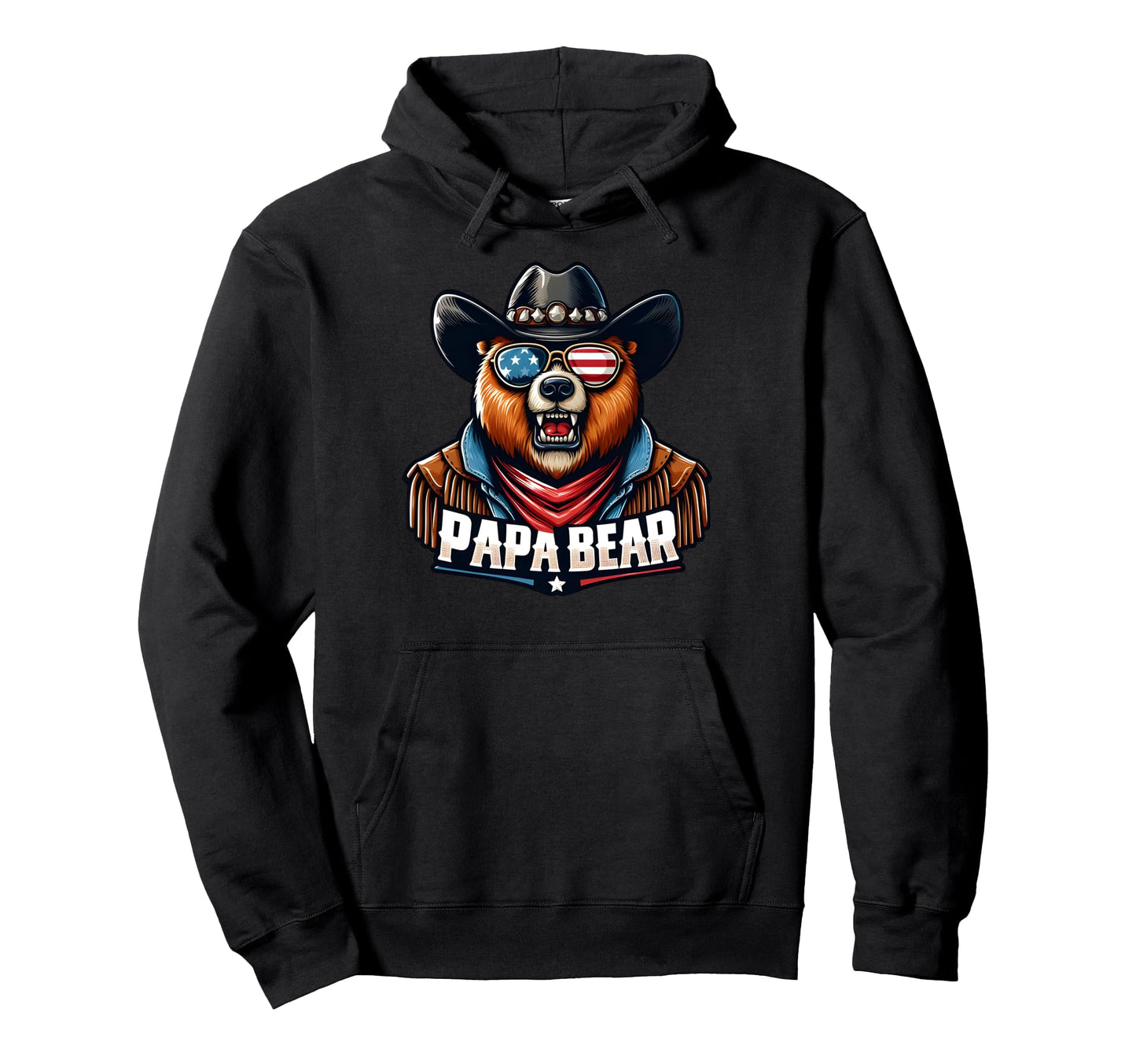 Papa Bear Gifts Funny Birthday Fun Gift Hoodie - Unique Graphic for Adults - T-Shirt, Sweatshirt, Hoodie