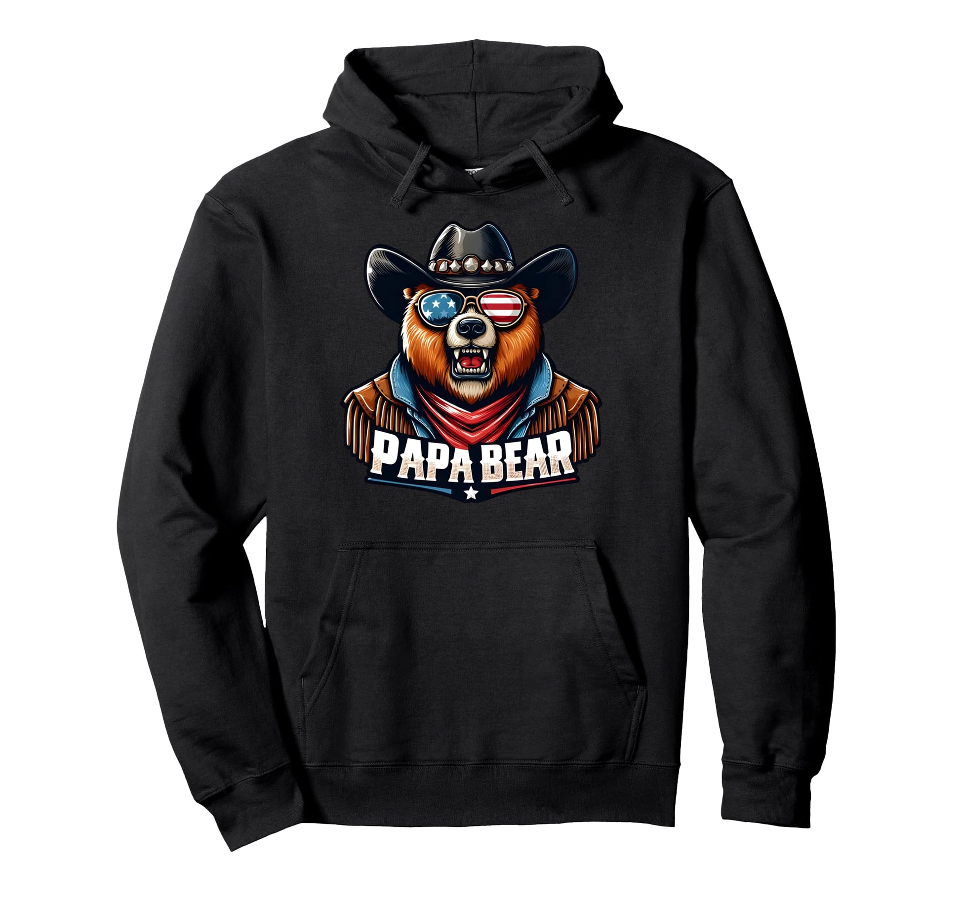 Papa Bear Gifts Funny Birthday Fun Gift Hoodie - Unique Graphic for Adults - T-Shirt, Sweatshirt, Hoodie