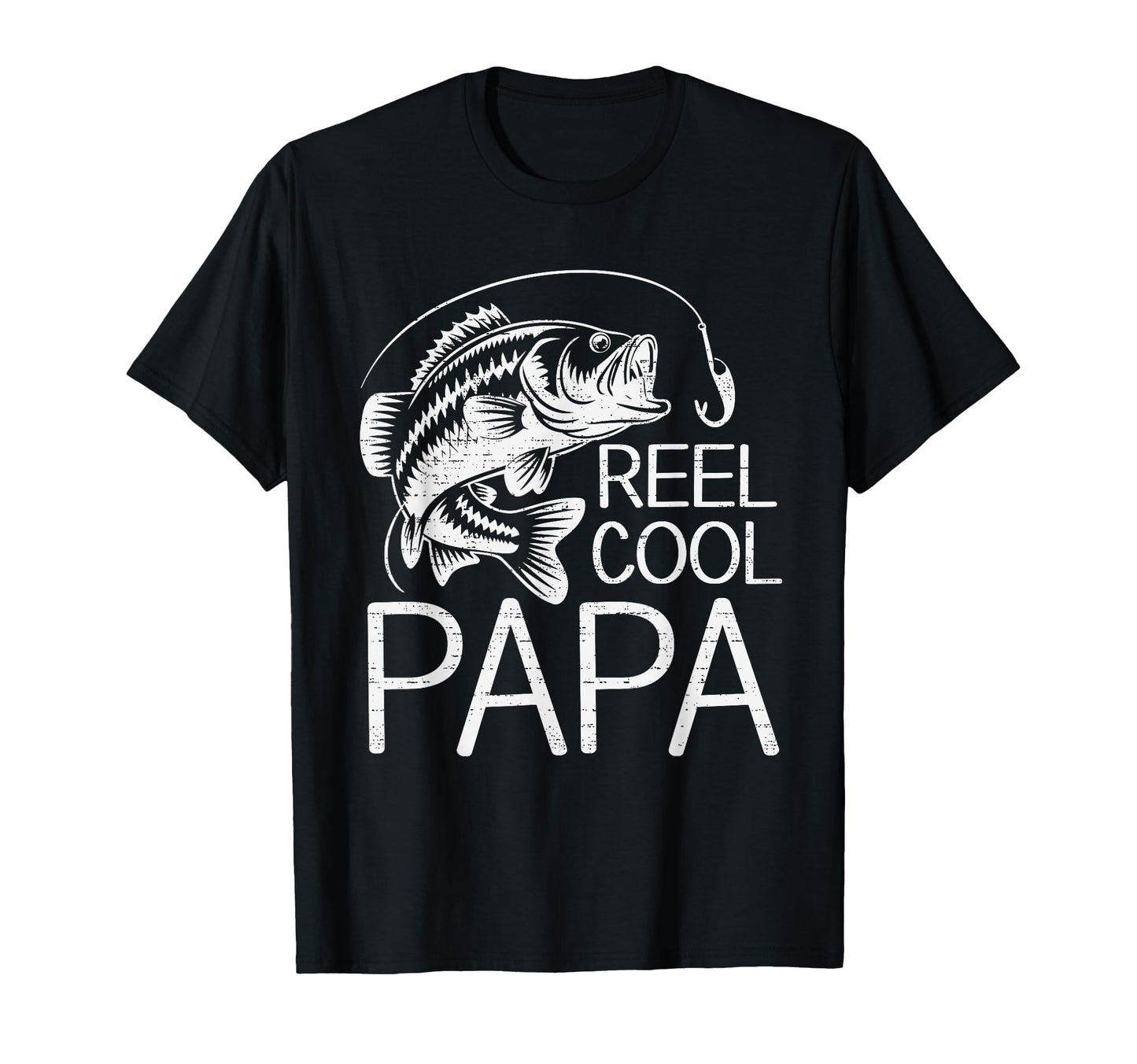 Reel Dad Papa Fishing Fisherman Fish T-Shirt - Graphic Print for Adults - T-Shirt, Sweatshirt, Hoodie