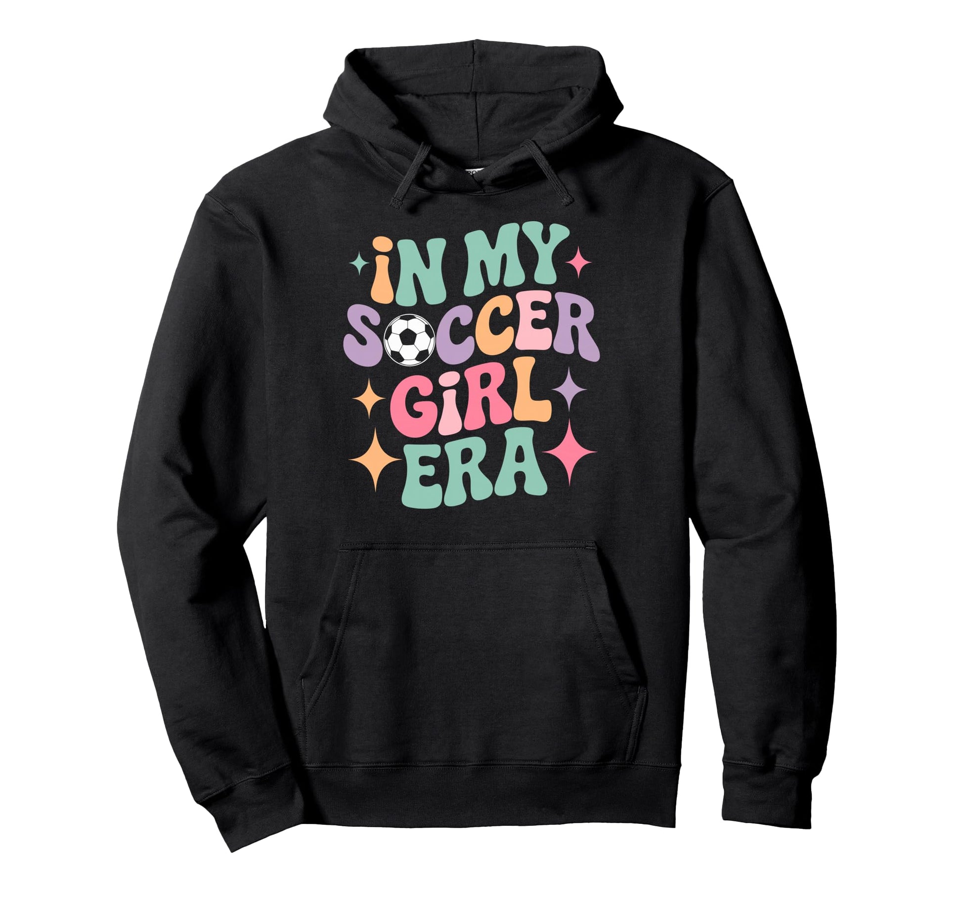 My Soccer Era Groovy Football Player Hoodie - Custom Art Print Men Women - T-Shirt, Sweatshirt, Hoodie