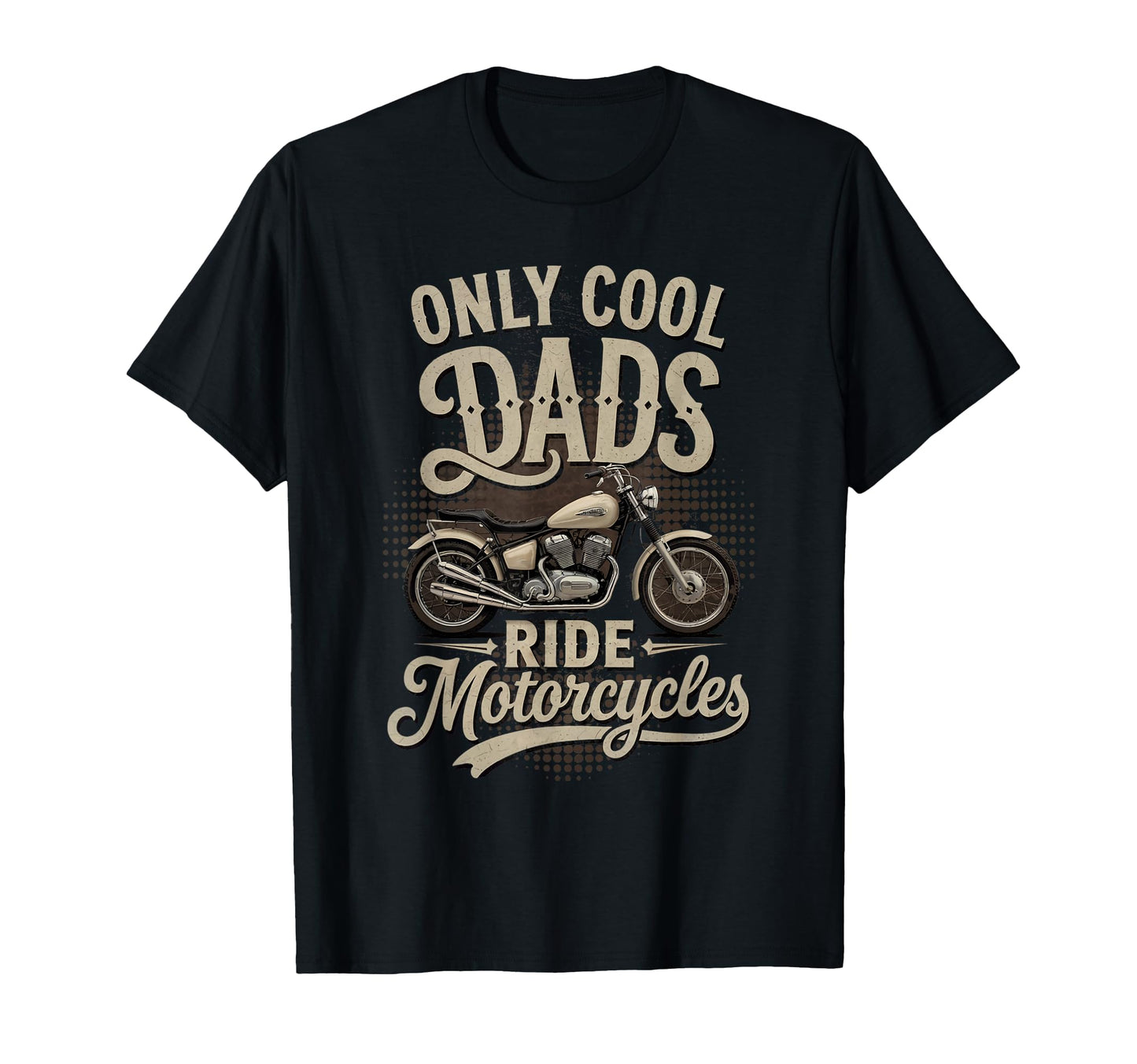 Dad Biker Funny Motorcycle Rider T-Shirt - Custom Art Print Men Women - T-Shirt, Sweatshirt, Hoodie