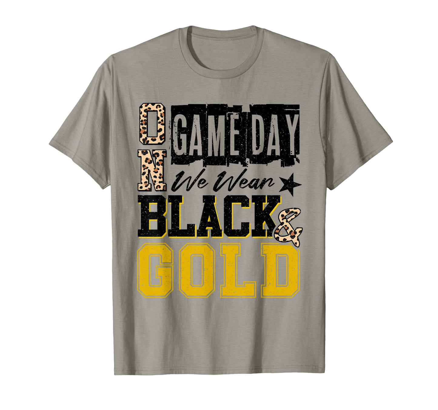 Gameday Football We Wear Black And T-Shirt - Fun Novelty Design Unisex - T-Shirt, Sweatshirt, Hoodie
