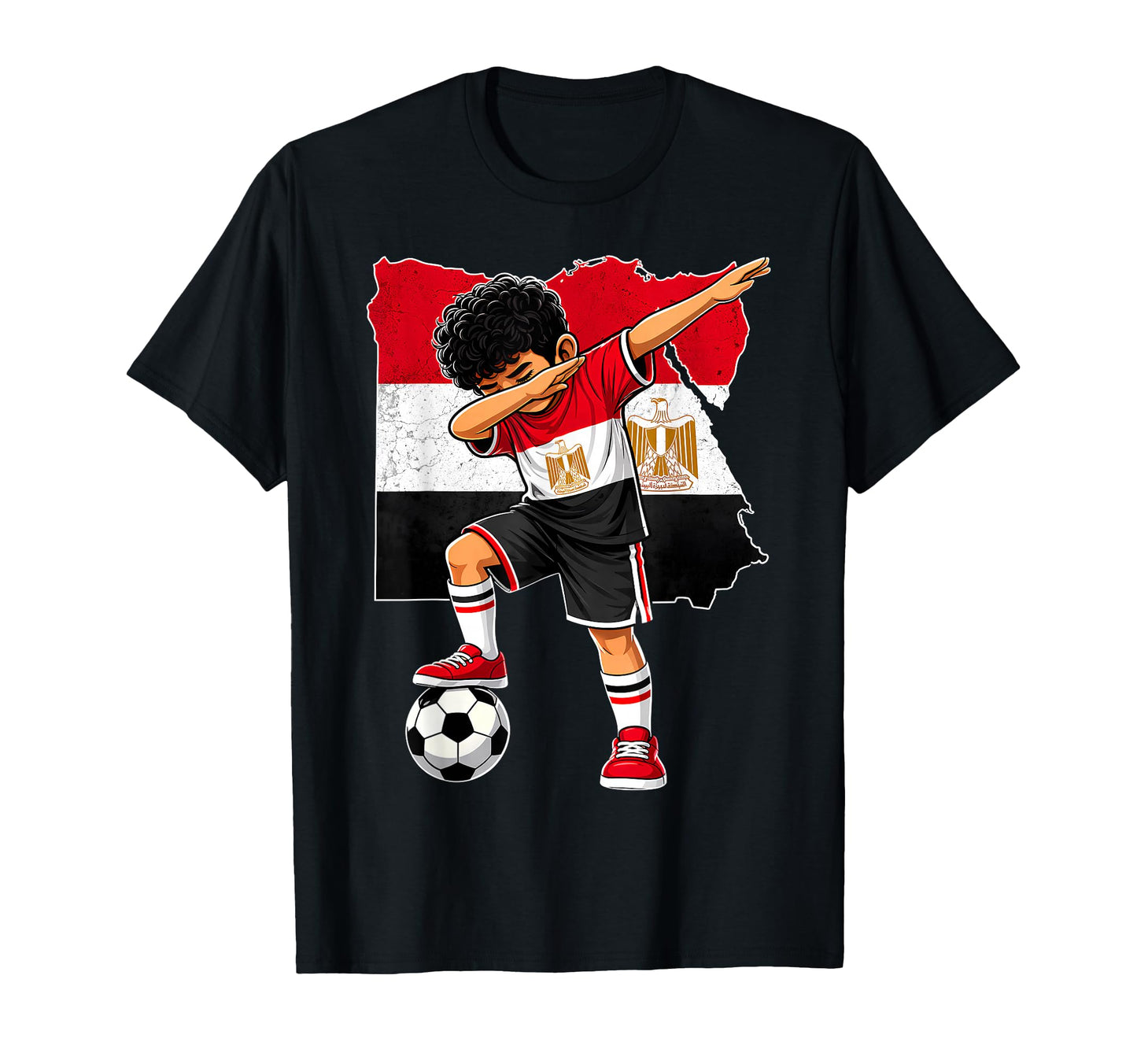 Dabbing Soccer Egypt Jersey Egyptians T-Shirt - Fun Novelty Design Unisex - T-Shirt, Sweatshirt, Hoodie