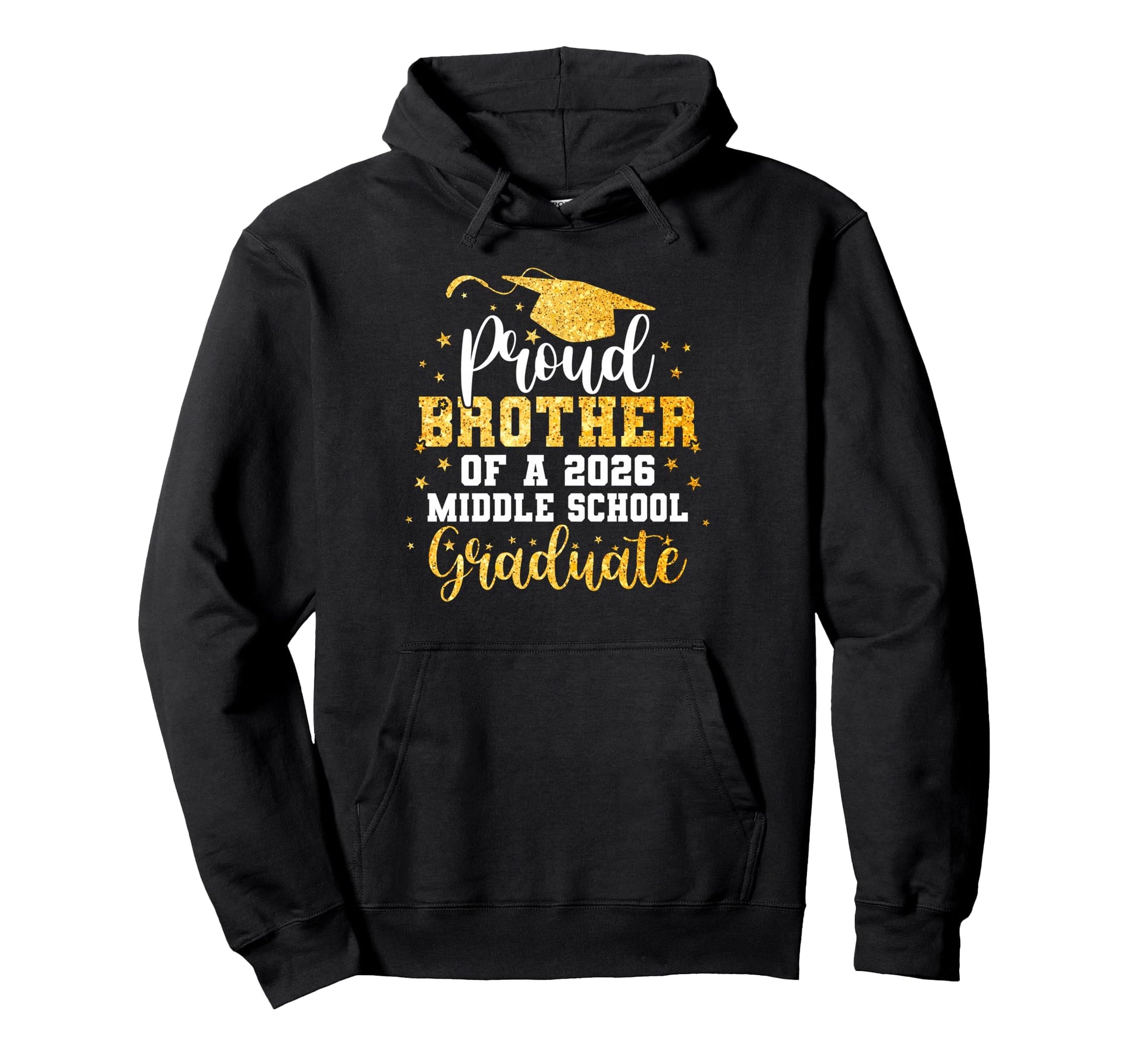 Proud Brother Class 2026 Middle School Hoodie - Minimalist Print Unisex - T-Shirt, Sweatshirt, Hoodie