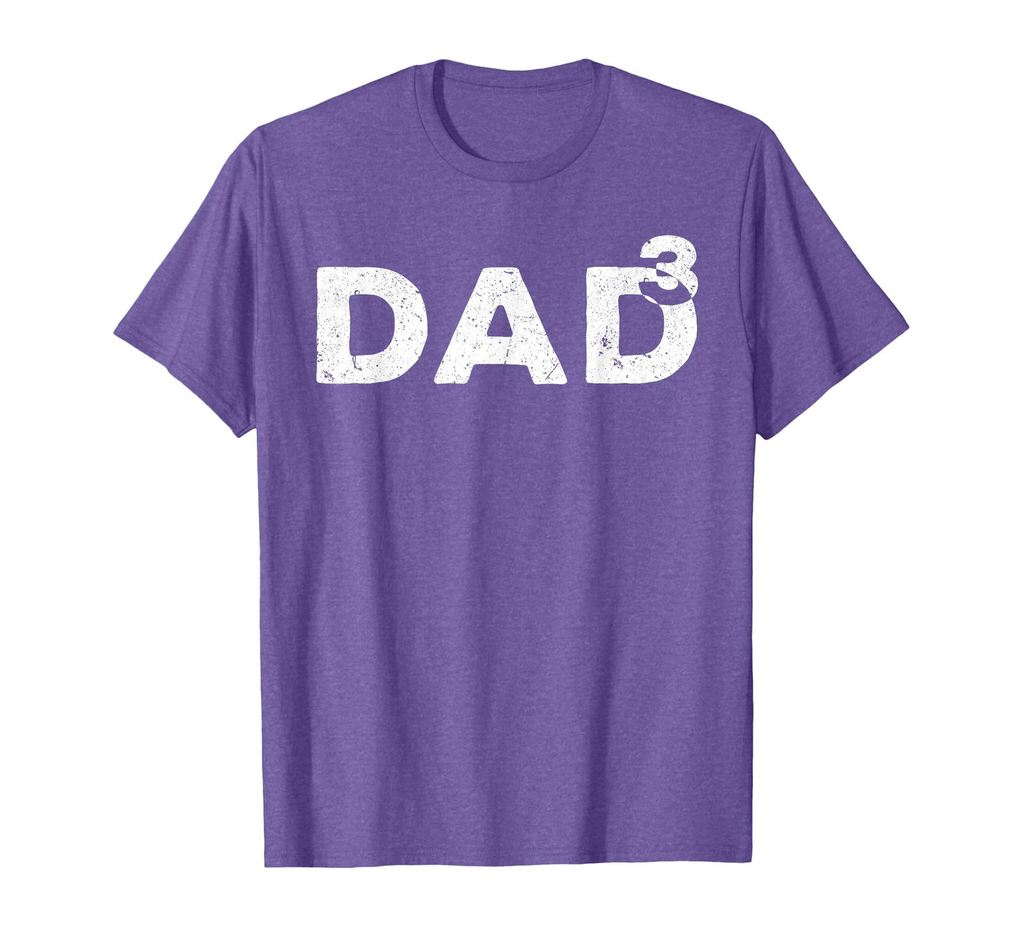 Dad Cubed Dad Three Fathers Day T-Shirt - Unique Graphic for Adults - T-Shirt, Sweatshirt, Hoodie